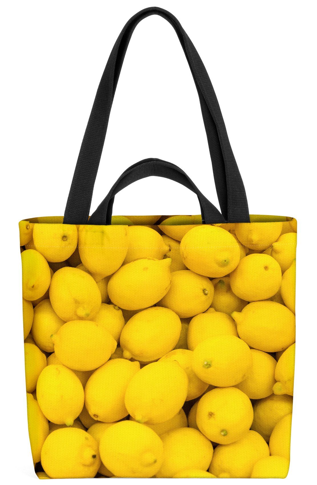 VOID Henkeltasche (1-tlg), Zitronen Lemons Südfrüchte Saft Zitrone Gelb Küche Obst Limonade Limo