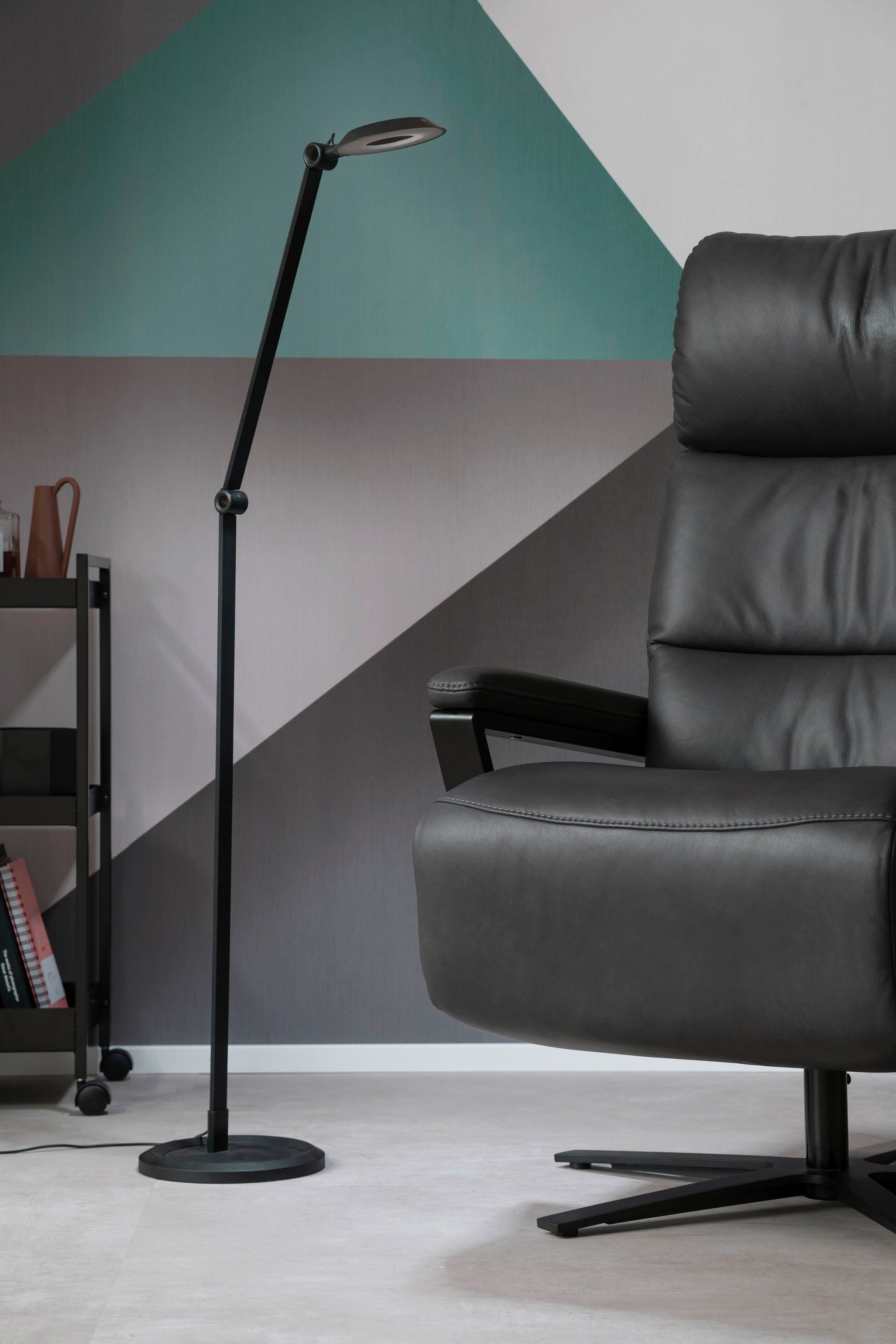 SCHÖNER WOHNEN-Kollektion Stehlampe Office, LED fest integriert, 1x LED 7,5 Watt, 3000 Kelvin, 850 Lumen,dimmbar