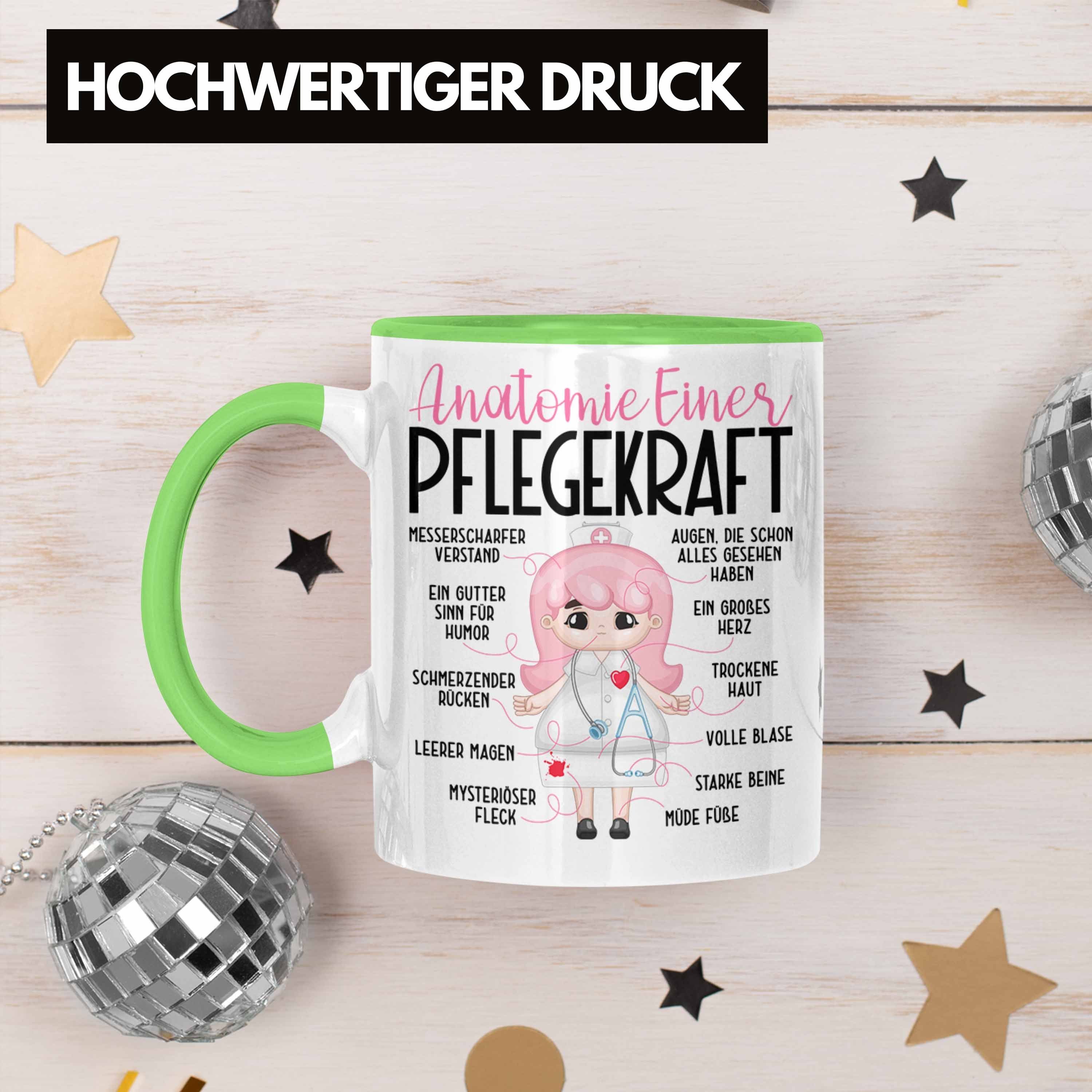 Trendation Tasse Pflegefachkraft Tasse Geschenk Anatomie Einer Pflege Frauen Pflegerin – Bild 3 von 5