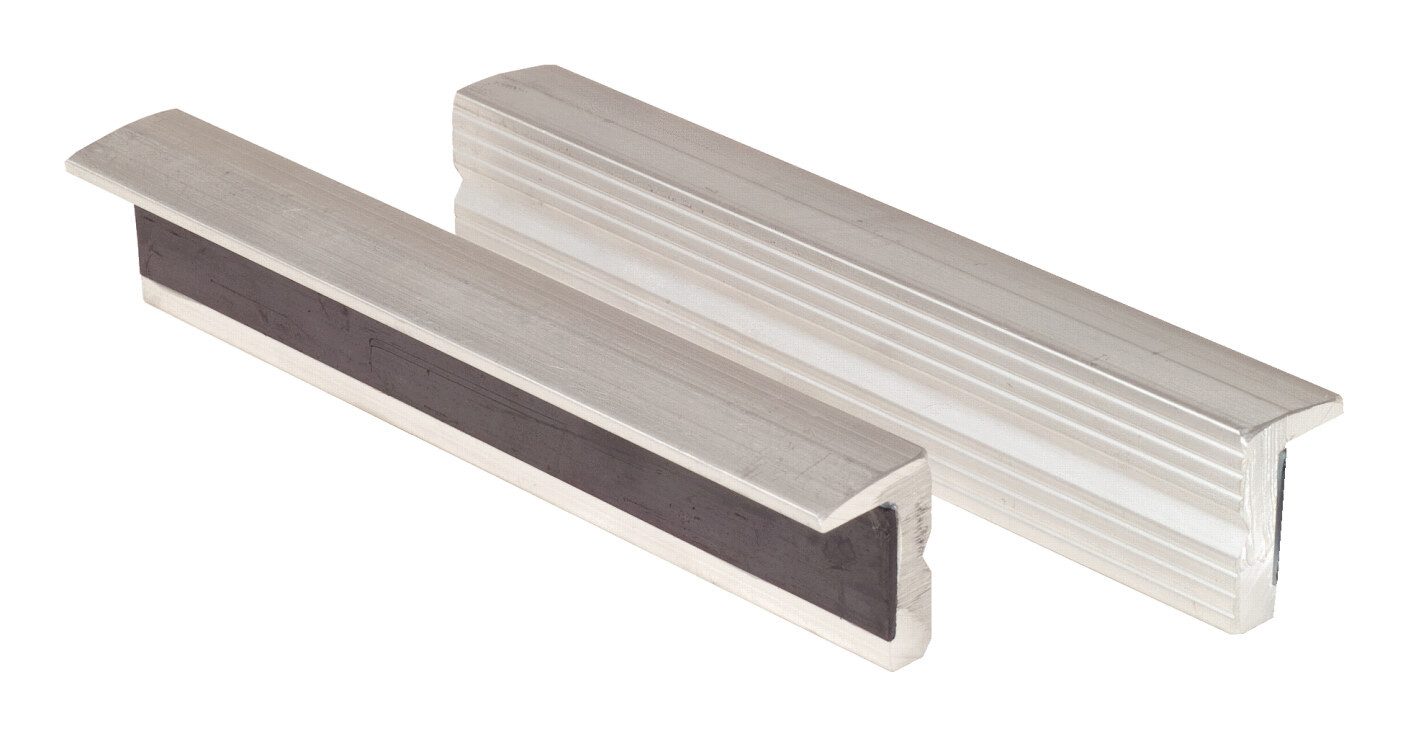 KS Tools Schraubstock, AluSchonbacken, Struktur, 175 mm