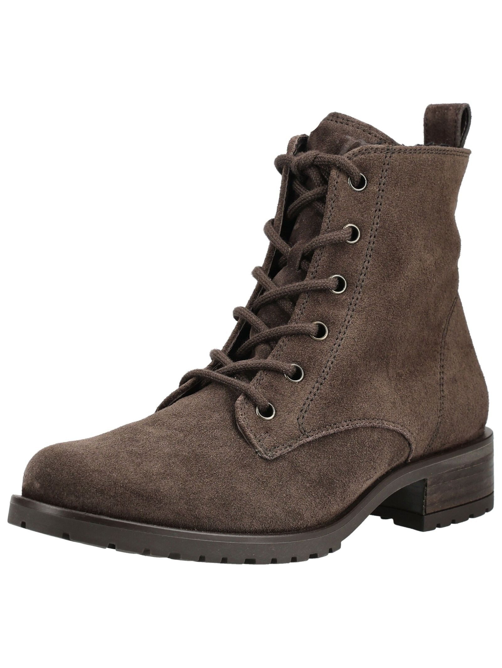 Paul Green Paul Green Stiefelette Veloursleder Schnürstiefelette