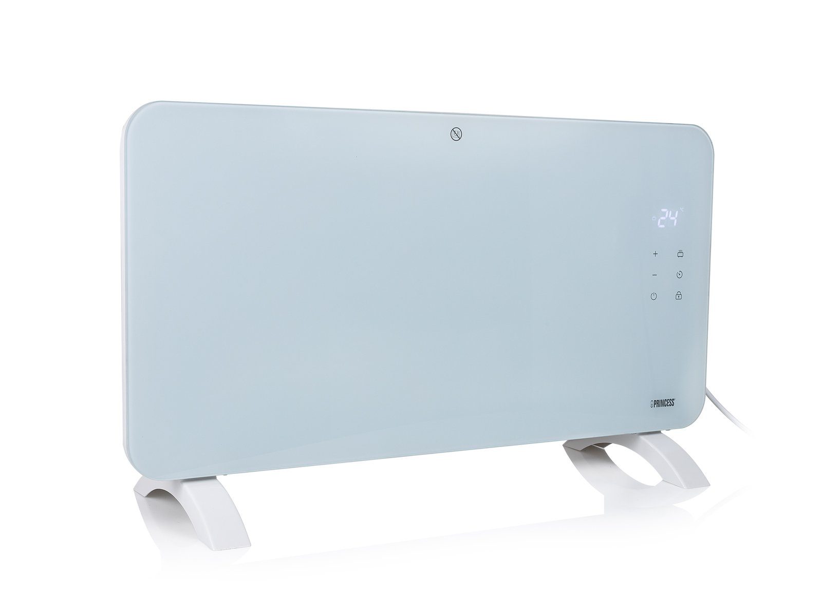 Weiß Smarte W, 76cm 1500 PRINCESS Elektroheizung Konvektor, Zusatzheizung Glaskörper Wandmontage