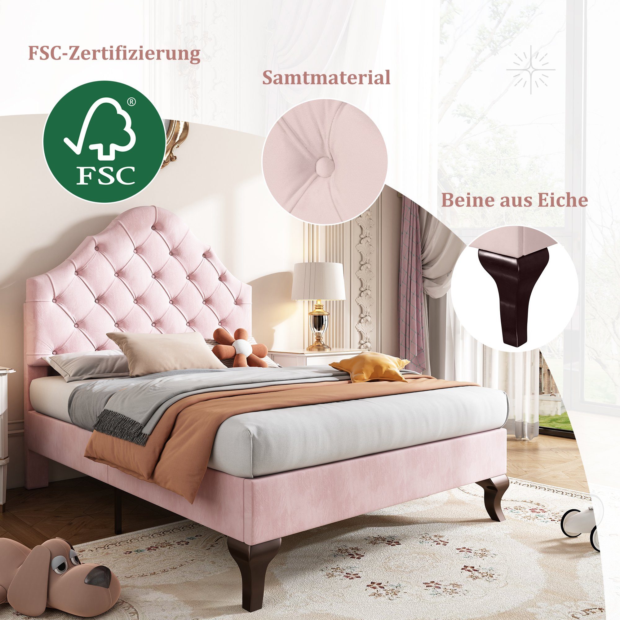 HAUSS SPOLE Polsterbett Polsterbett Einzelbett Funktionsbett günstig online kaufen