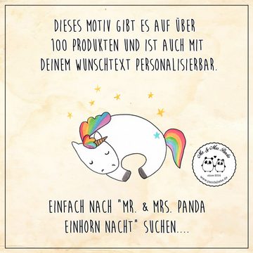 Mr. & Mrs. Panda Tasse Einhorn Nacht - Weiß - Geschenk, Einhörner, Kaffeebecher, Unicorn, Re, Keramik, Inklusive Löffel