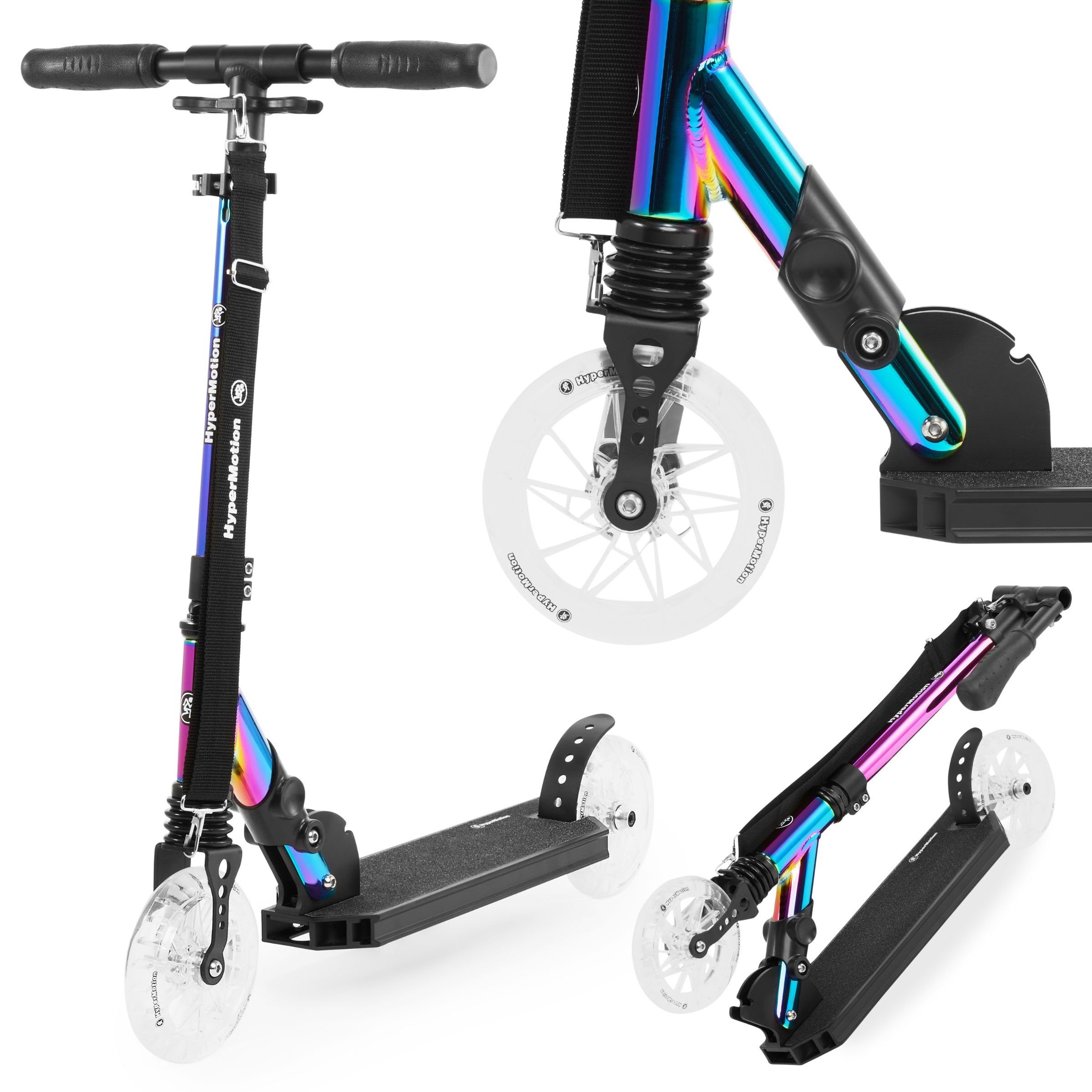 Cityroller HOLO MAJESTIC Zweirädriger Roller – Vollaluminium, bis 100 kg