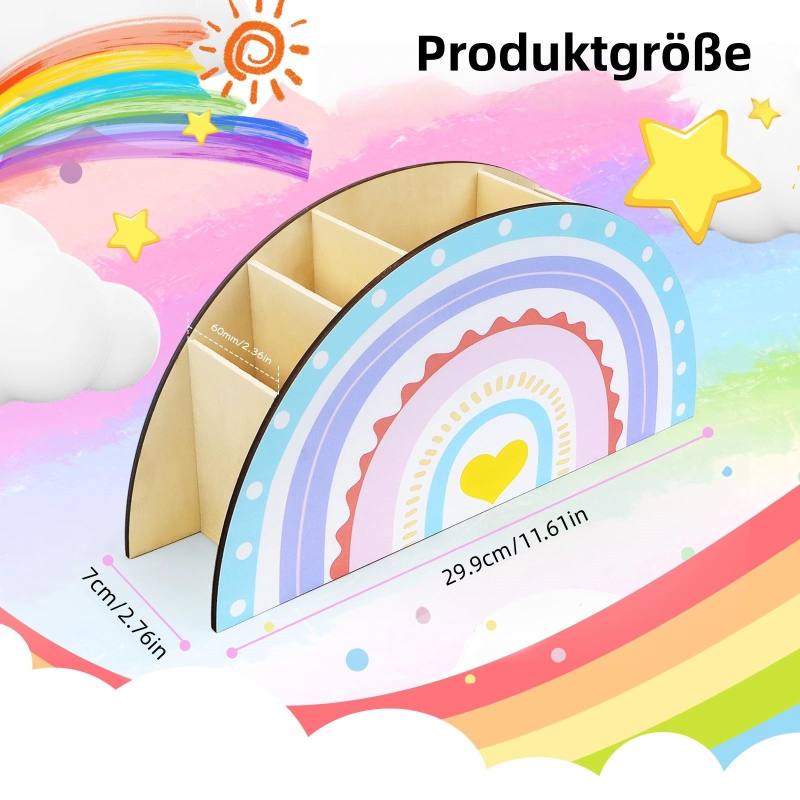 FOUORTUNATE-BEE Organizer Praktisches Kinder-Schreibtisch-Organizer-Set für Stifte und Zubehör, Schreibtisch-Organizer für Kinder – hübsch, funktional und ordentlich