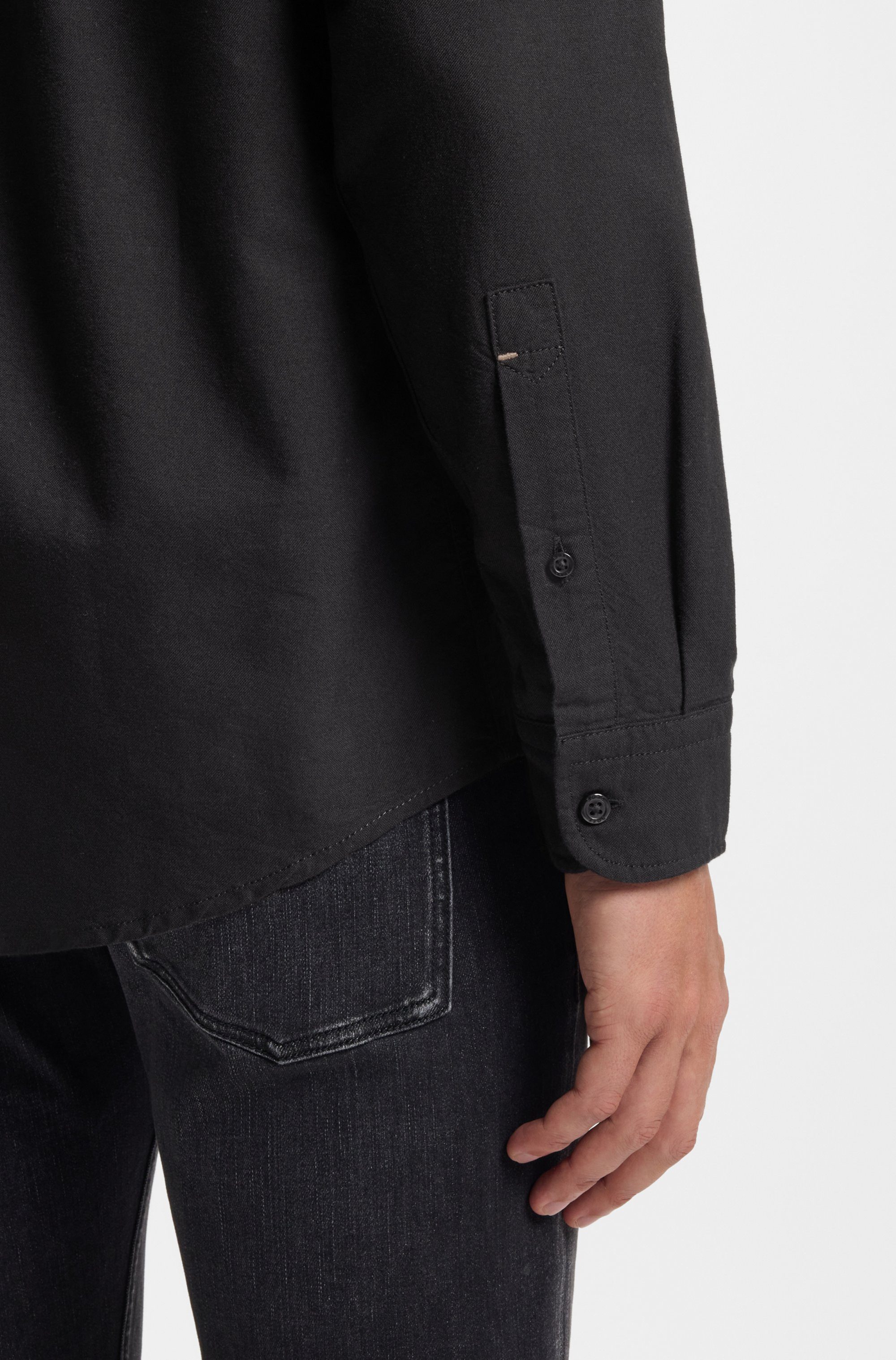 BOSS ORANGE Businesshemd Rickert mit Button-down-Kragen