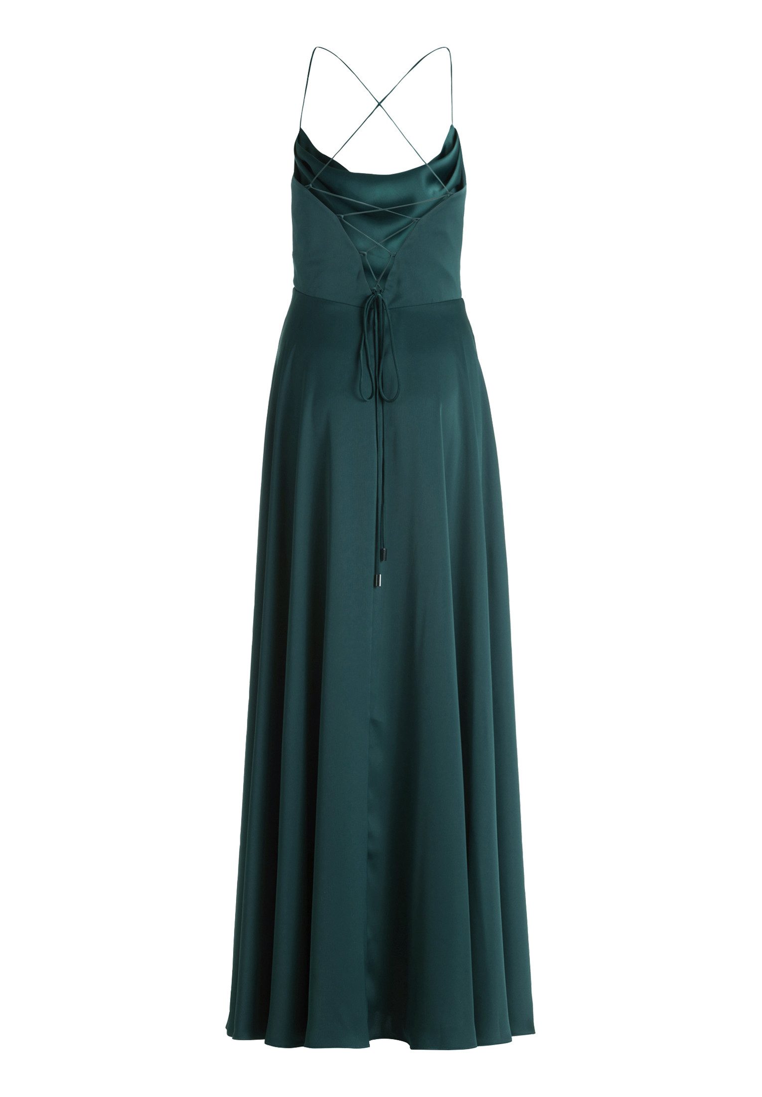 Vera Mont Abendkleid Damen mit Wasserfallausschnitt Material