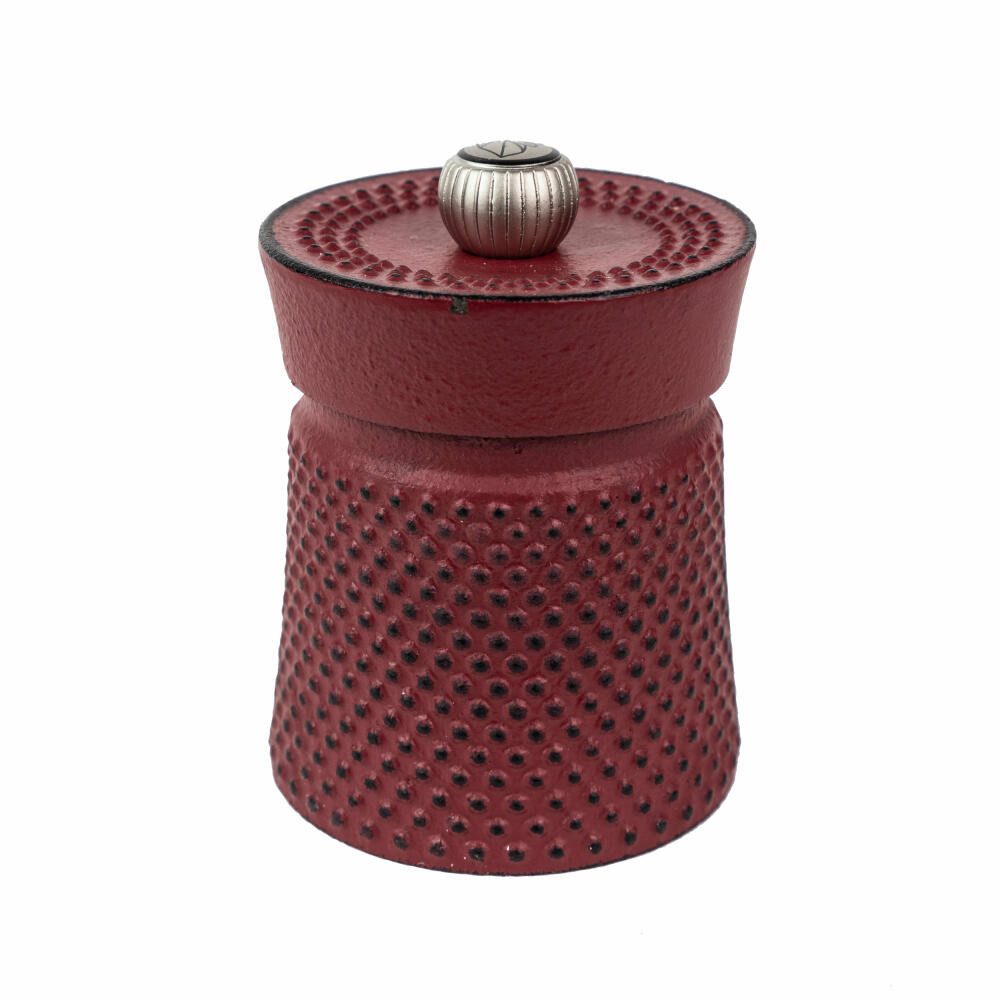 PEUGEOT Pfeffermühle BALI 8cm Rot Gusseisen Orientalisch Stahlmahlwerk Manuell