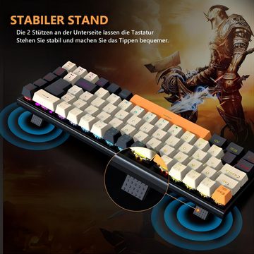 Redragon K633CGO RGB 68 Tasten Gaming-Tastatur (RGB-Hintergrundbeleuchtung)