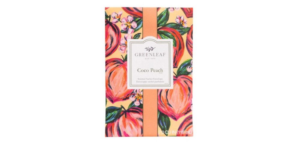 Greenleaf Raumduft Greenleaf Coco Peach Duftsachet (Duftbeutel), Duftbeutel, Kleiderschrank Duft, Raumduft, Pfirsich Duft, Greenleaf