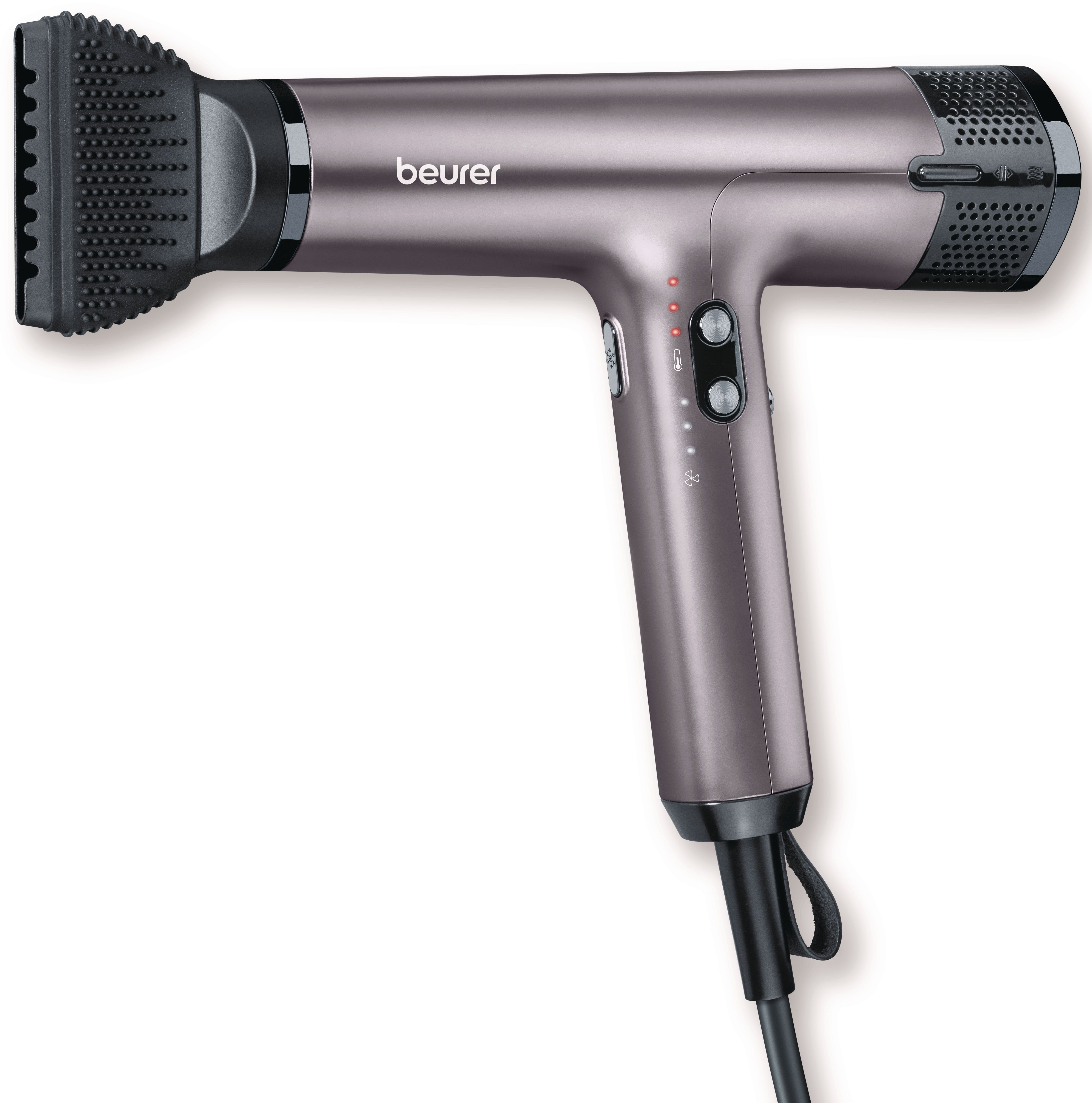 BEURER Haartrockner HC 100 Premium mit leistungsstarkem Motor und 1700 Watt, 1700 W, Schnelles Trocknen der Haare, leichtes Gewicht (nur 360 g ohne Kabel)