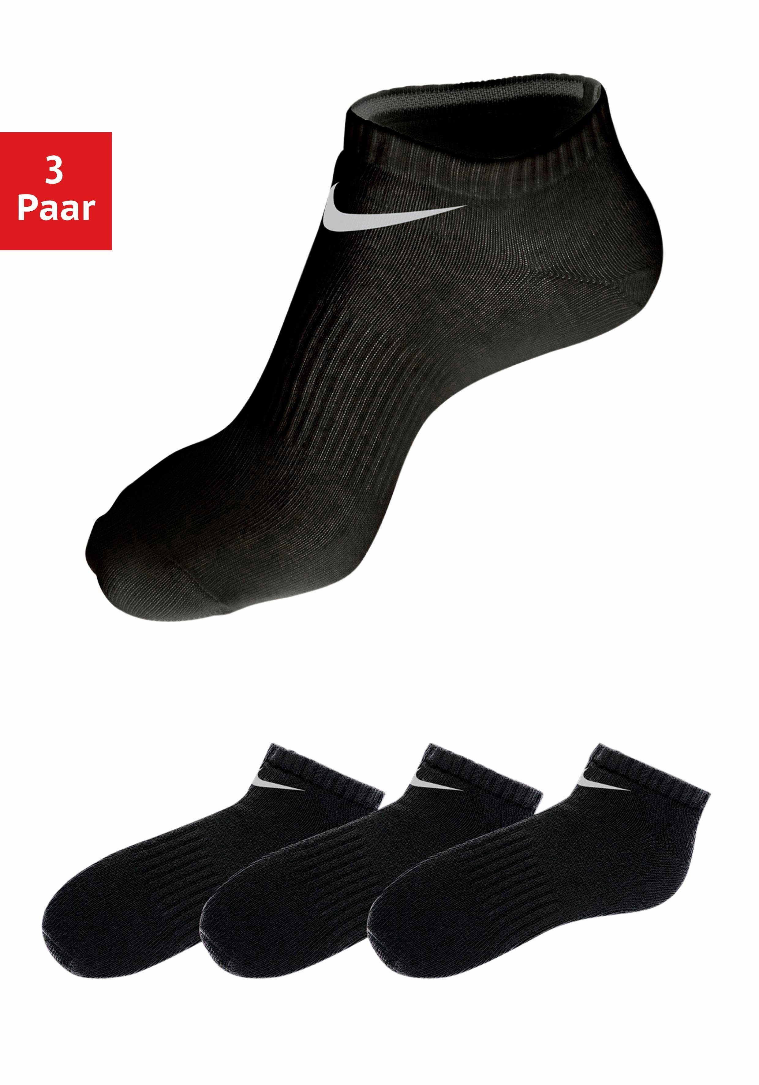 Nike Sneakersocken (3-Paar) Mittelfußgummi mit