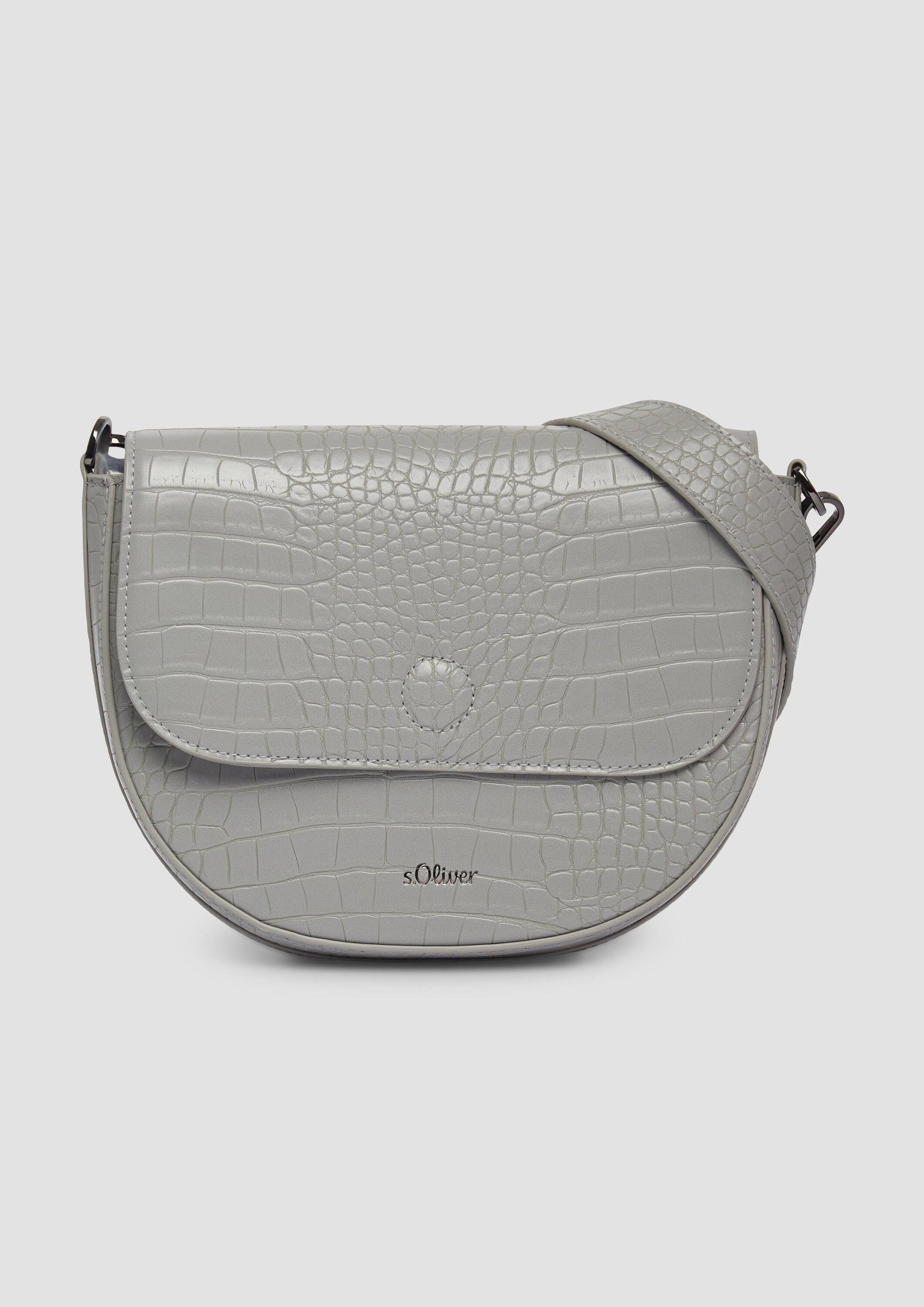 s.Oliver Umhängetasche Tasche, City Bag in Leder-Optik mit Animal-Muster