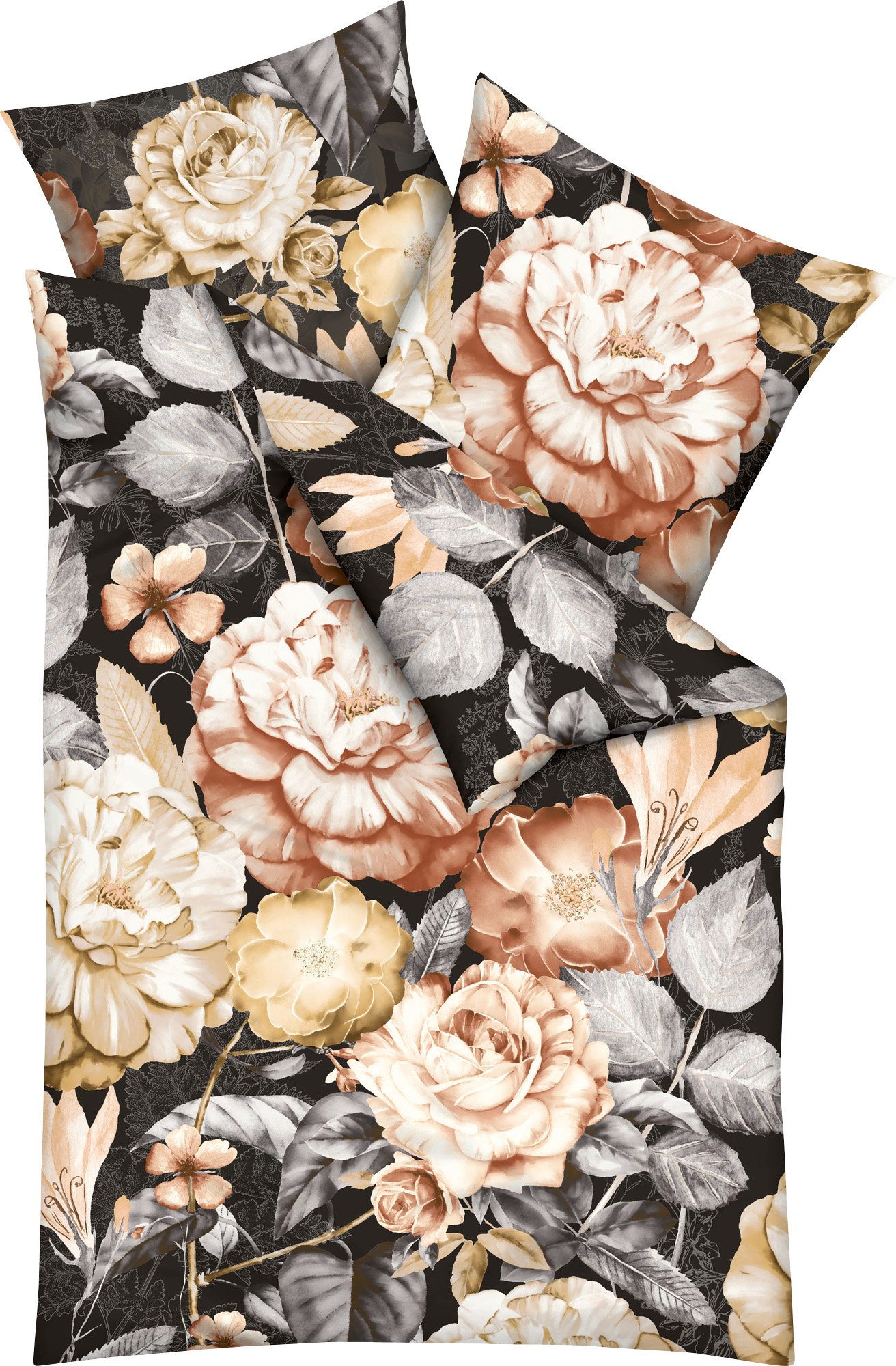 Kaeppel Bettwäsche Bettwäsche "Serena", Biber, Blumen günstig online kaufen