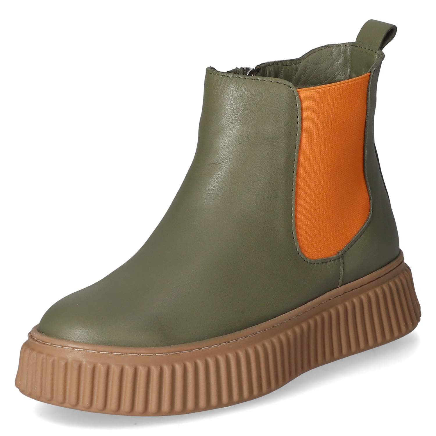 Andrea Conti Andrea Conti 0068018/1355 Damen Glattleder green Schlupfstiefel