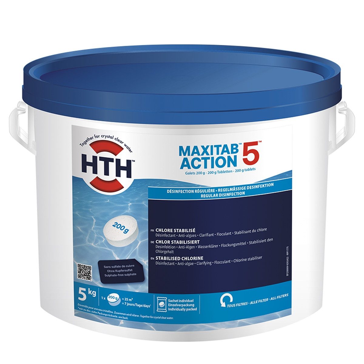 HTH Poolpflege MaxiTab Action 5 - günstig online kaufen