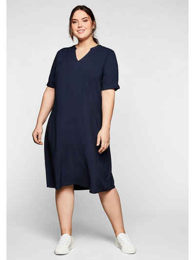 Sheego Sommerkleid »Kleid« aus leichter Viskose, in A-Linie