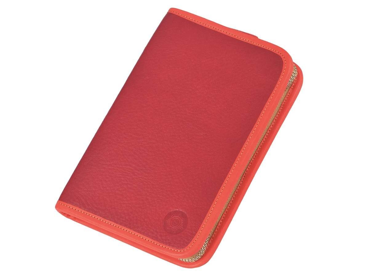 Sonnenleder Federtasche Nils, Stifteetui, Schüleretui, 1-teilig, 22 Stiftschlaufen, Rindleder