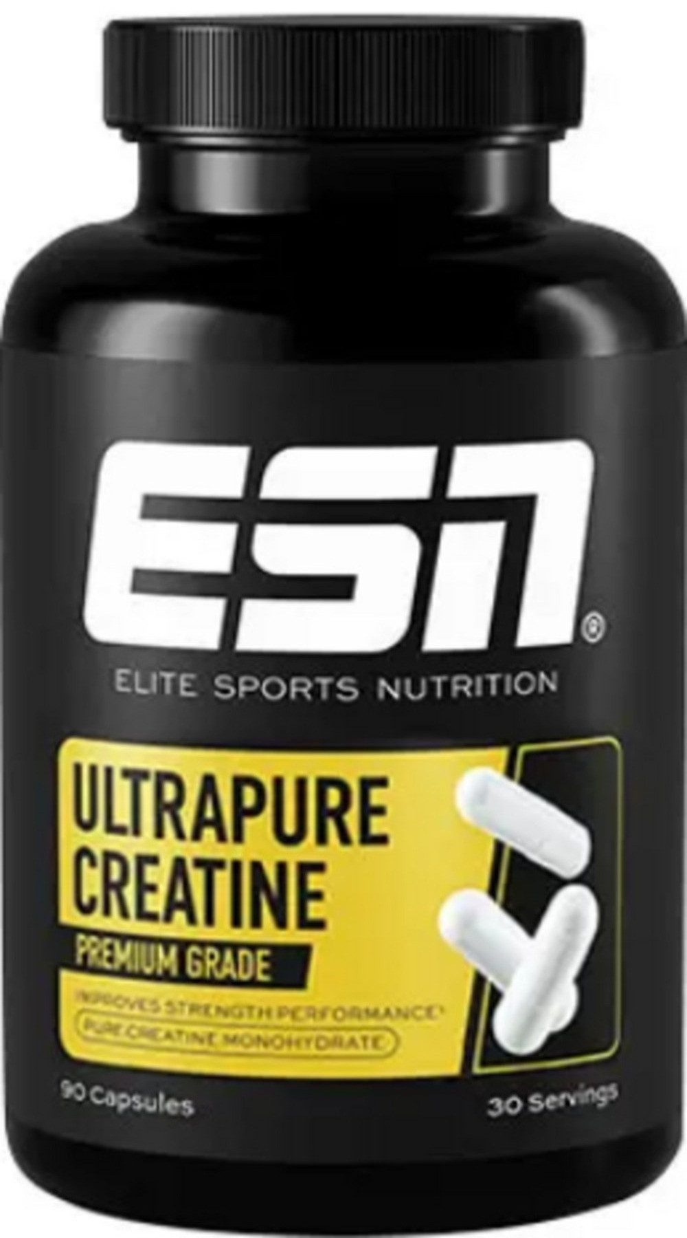 ESN ESN Creatine Monohydrat Giga Caps, Kreatin 90 Kapseln Kapseln, 120 g