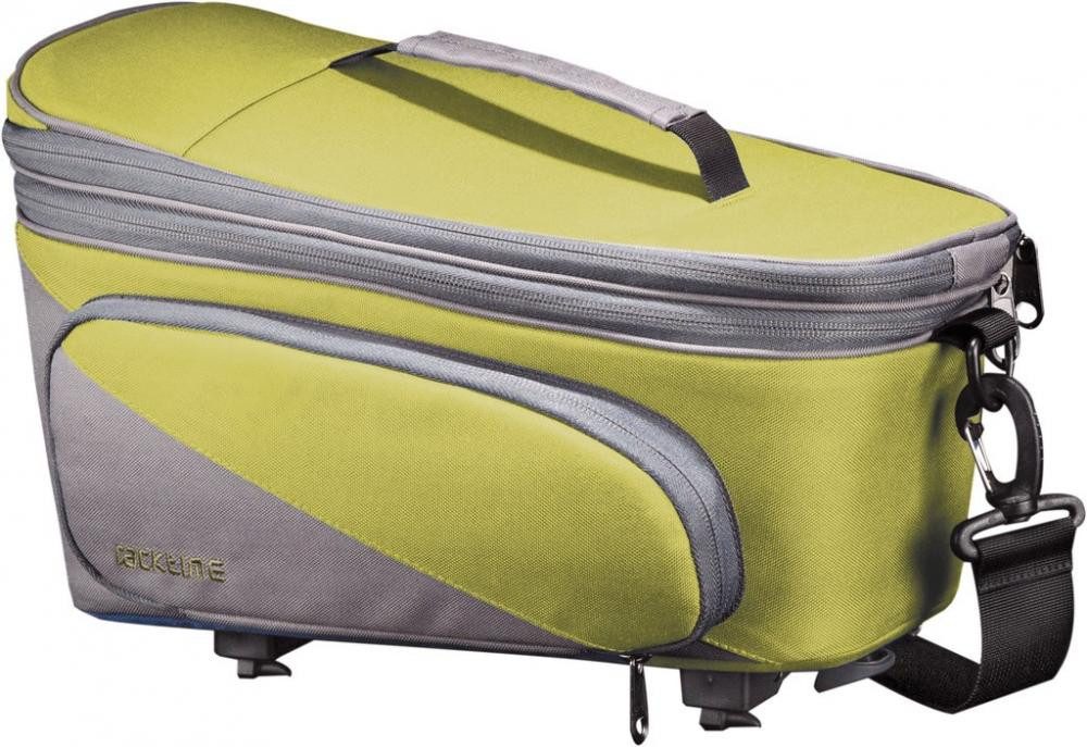 racktime Fahrradtasche Racktime System Tasche Talis Plus grün grau mit Snapit Adapter