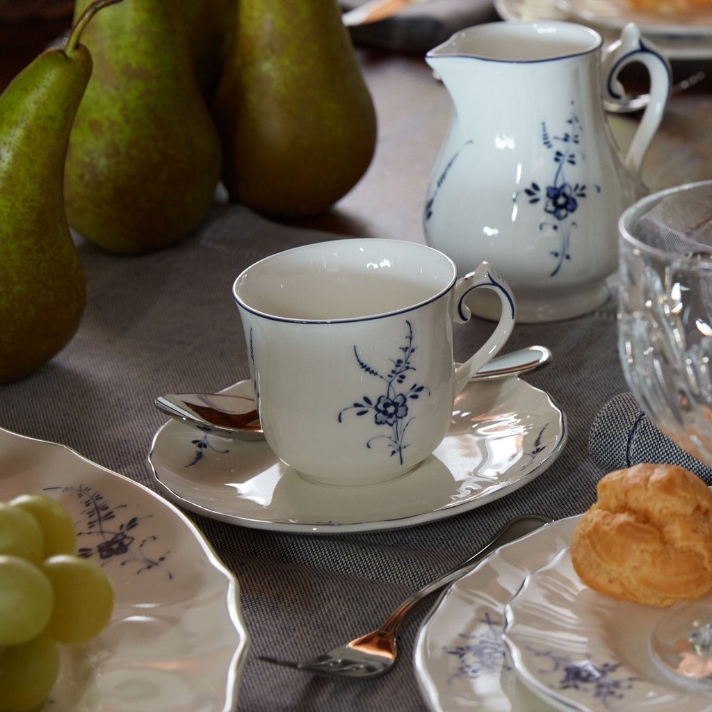 Villeroy & Boch Untertasse Vieux Luxembourg Kaffee-Untertasse, (1 St), Premium Porcelain, mikrow.- & spülm.sicher, Made in Germany