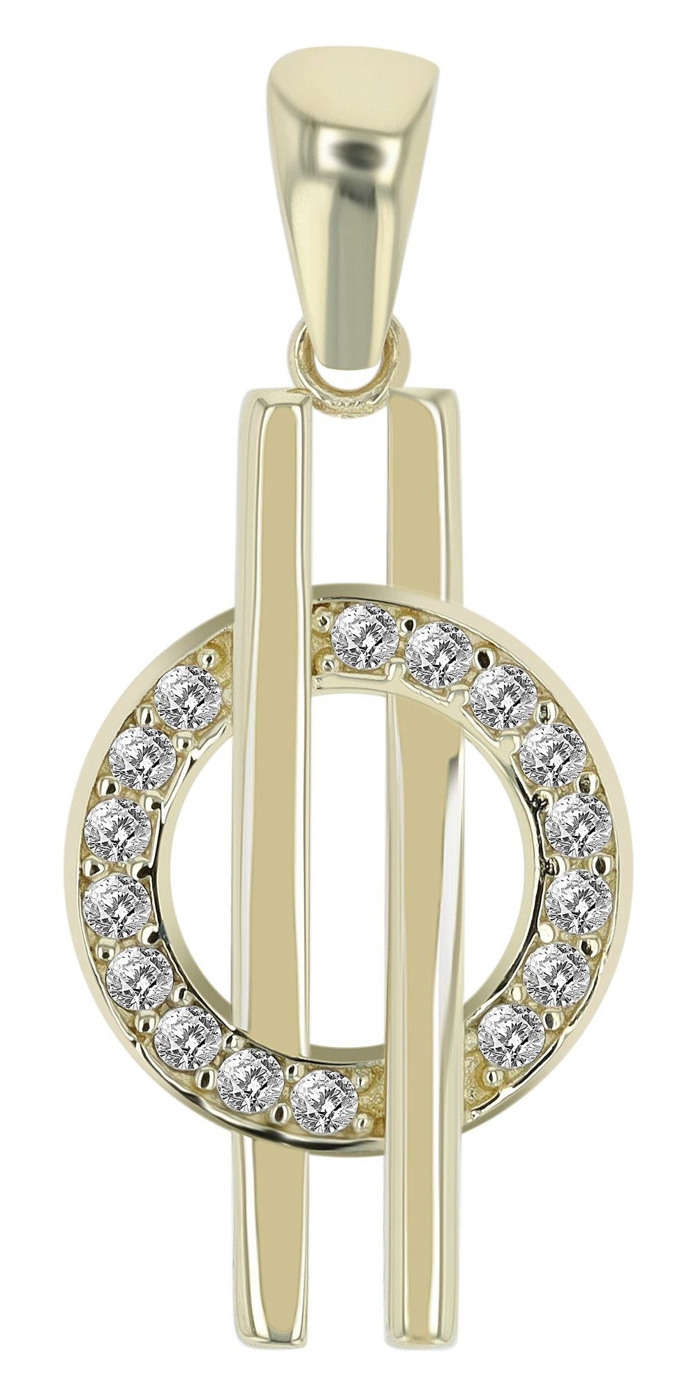 Adelia´s Kettenanhänger Damen Anhänger aus 333 Gold mit Zirkonia, Perfekt a günstig online kaufen