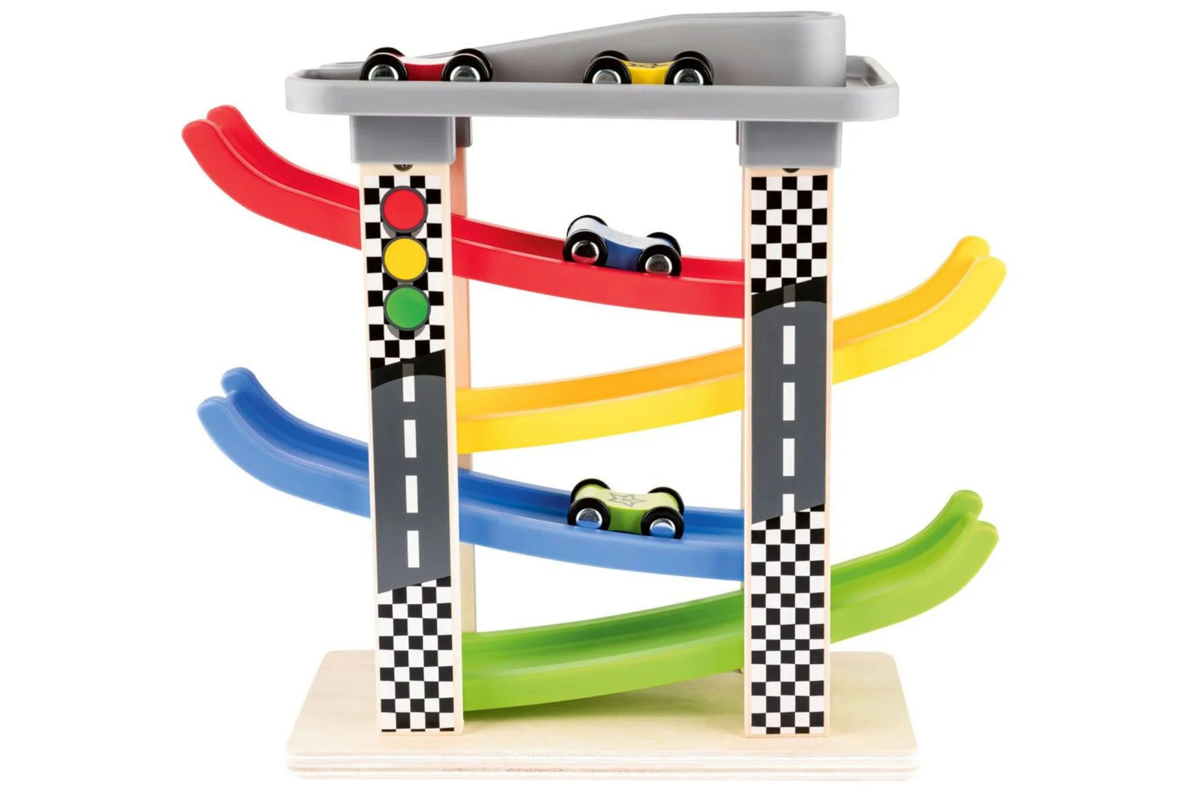 Playtive Spielzeug-Auto Rennturm Motorik Holzspielzeug Kinder Spielzeug Aut günstig online kaufen