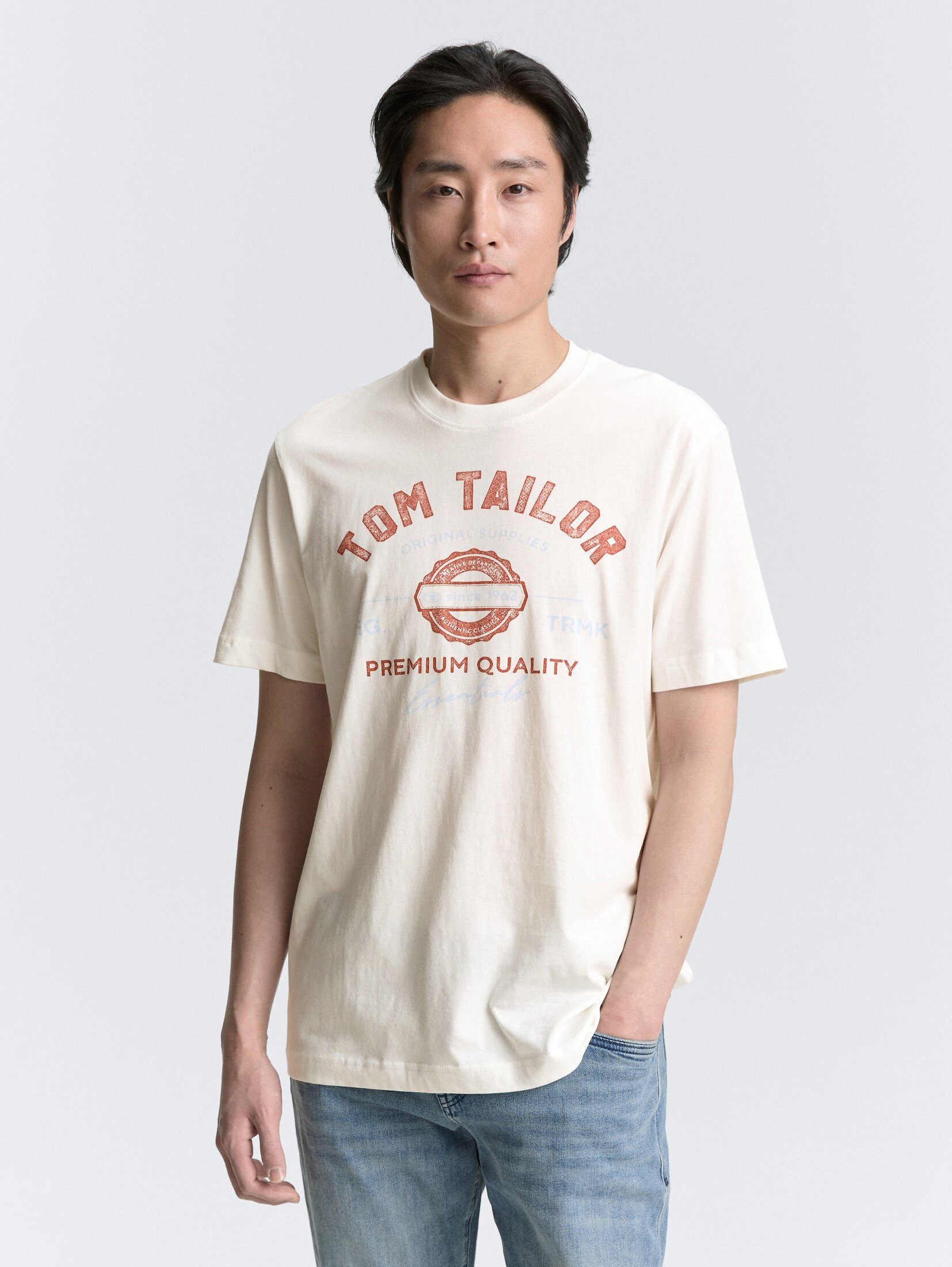 TOM TAILOR T-Shirt T-Shirt mit Logo-Print günstig online kaufen
