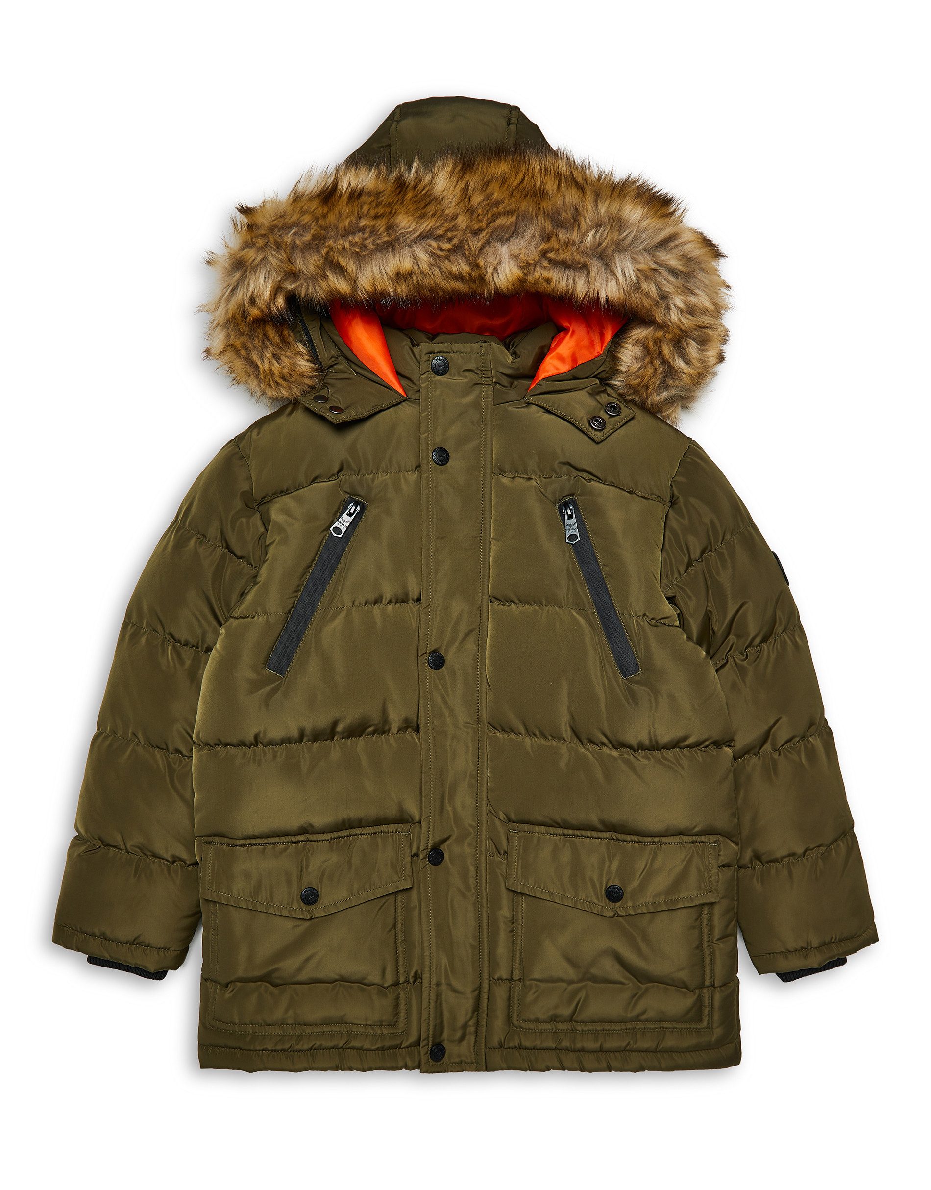 Threadboys Steppjacke Puffer Hugos mit Kapuze