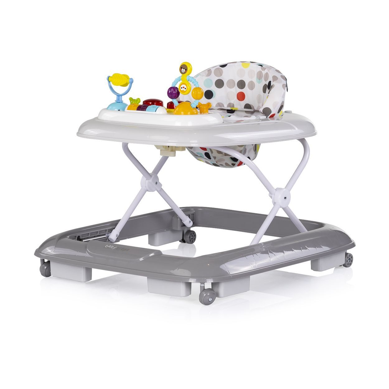 Chipolino Lauflernhilfe Lauflernhilfe Baby Steps Musik, Spielpanel Räder Stopper klappbar Licht