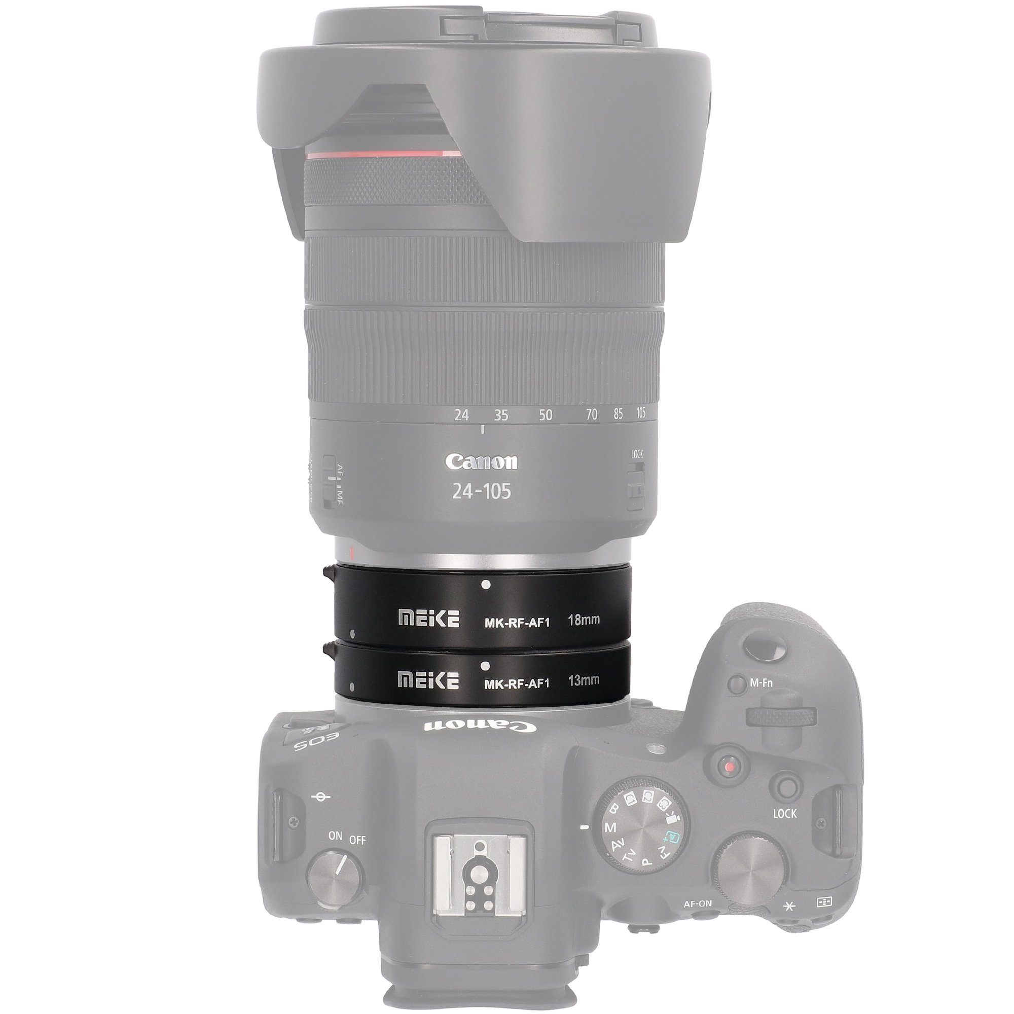 Systemkameras für Canon Automatik-Makro-Zwischenringe EOS MK-RF-AF1 Meike R Makroobjektiv