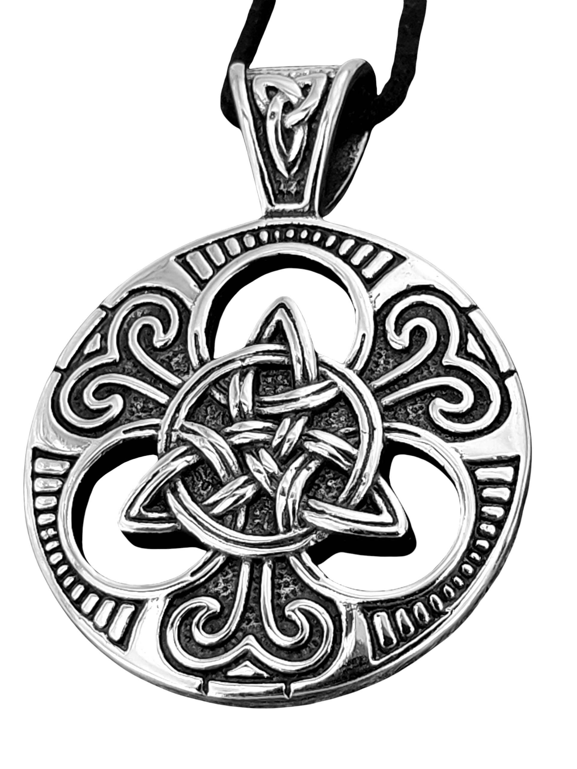 Kiss of Leather Kettenanhänger Keltischer Knoten Celtic Wikinger Viking Kel günstig online kaufen