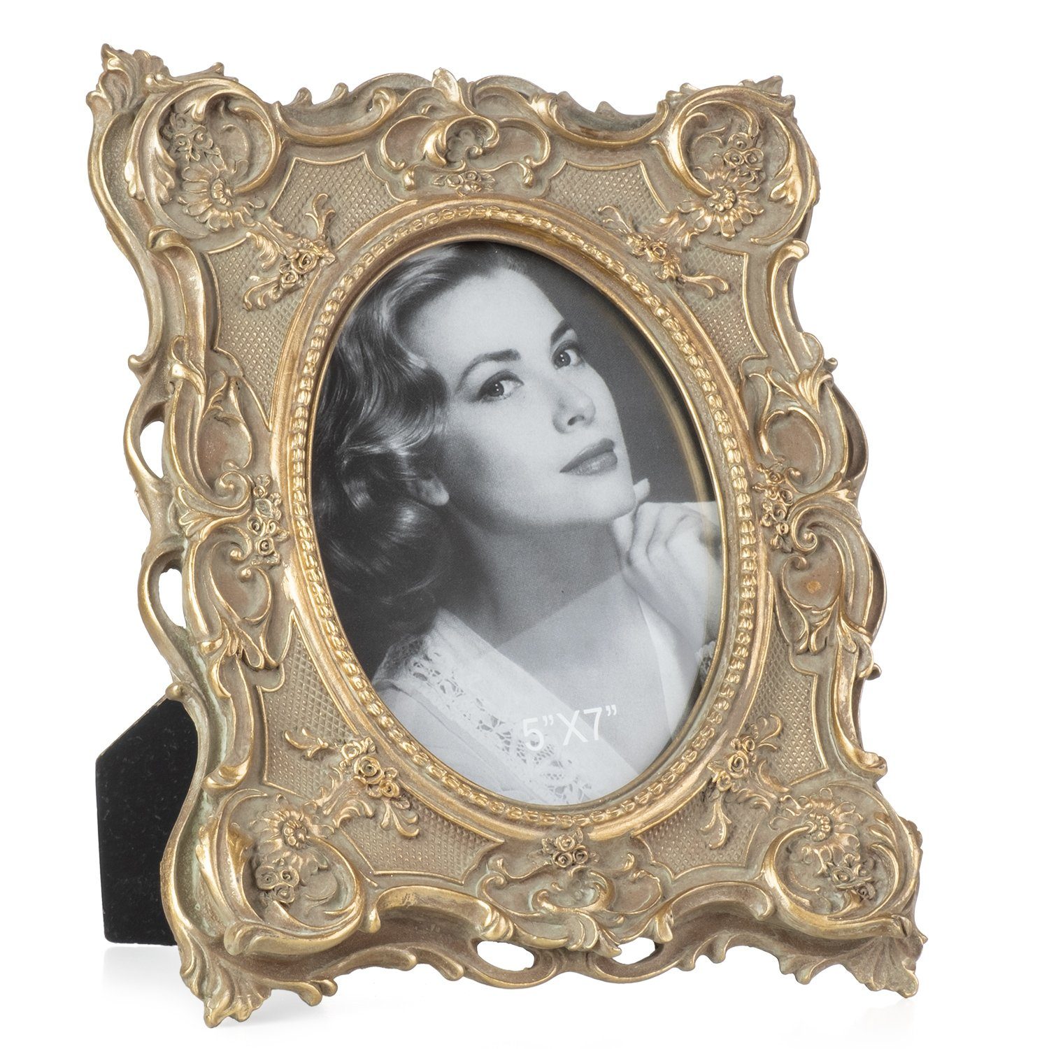 10 Mini-Bilderrahmen Aus Harz Im Vintage-Look | Oval | Für DIY, Schmuck & Deko
