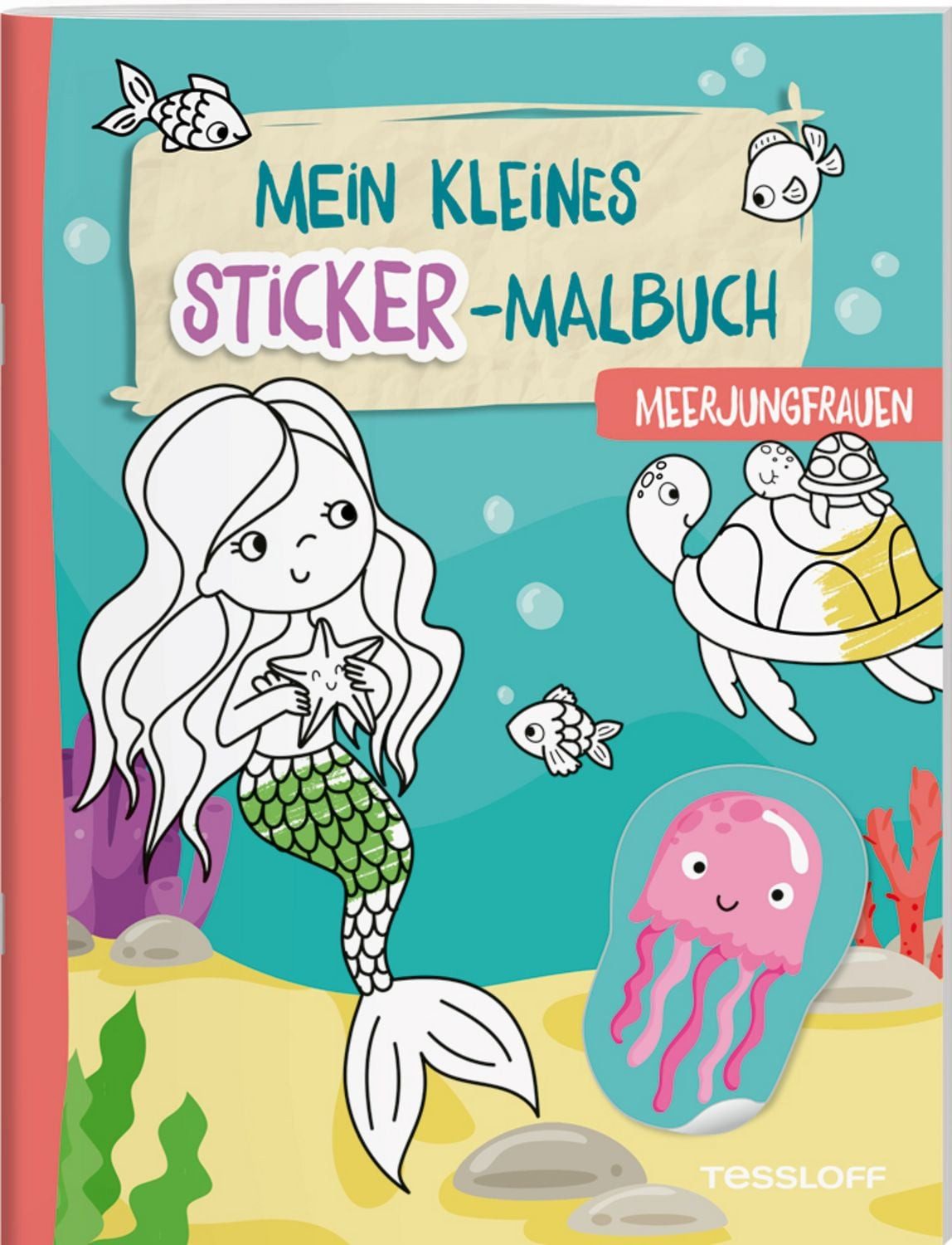 Mein kleines Sticker-Malbuch. Meerjungfrauen / Alberta Kiel