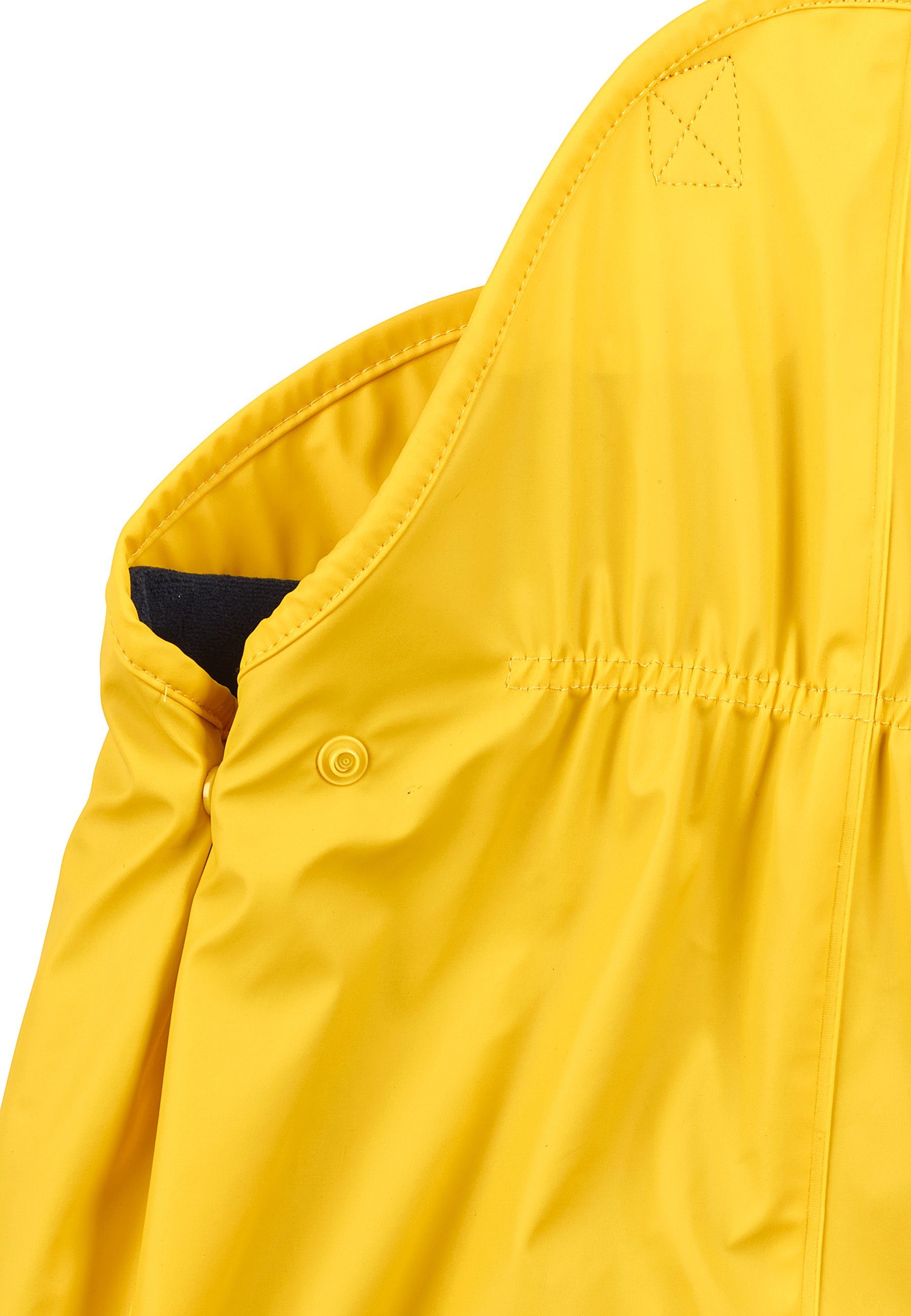 Sterntaler® Regenhose Regenhose gefüttert uni (1-tlg., Matschlatzhose mit Druckknöpfen, Regenträgerhose mit süßen Motiven) Regenhose Wasserdicht, Matschhose mit verstellbaren Trägern