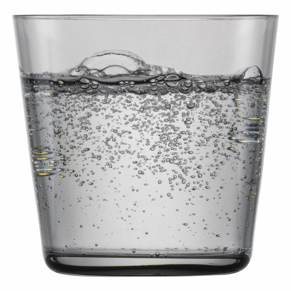 Zwiesel Glas Glas Wasserglas Together Grafit, 4-tlg., Glas, Made in Germany