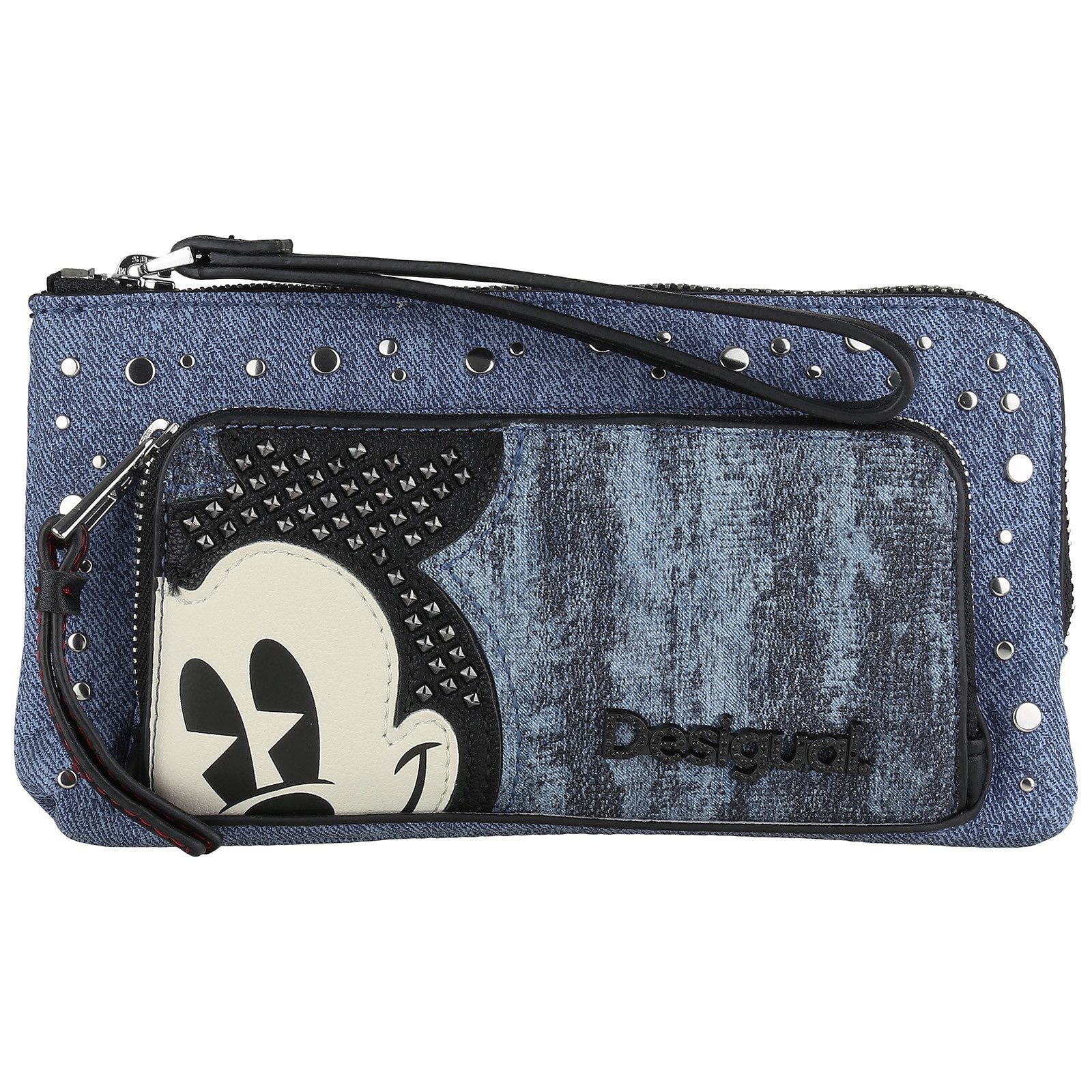 Desigual Handytasche Phone Bag Handytasche Geldbörse Mone Mickey Denim Edge Lisa 24WAYP34