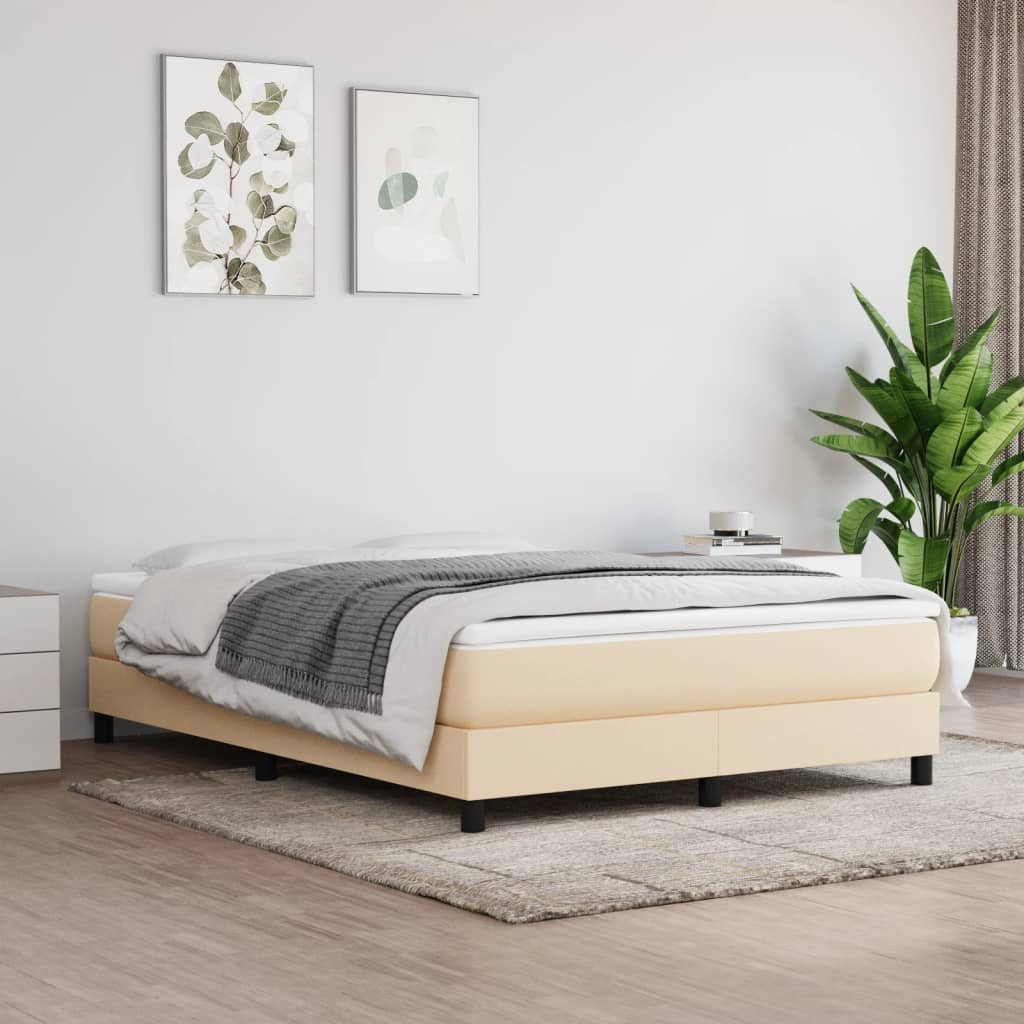 furnicato Bett Bettgestell ohne Matratze Creme günstig online kaufen