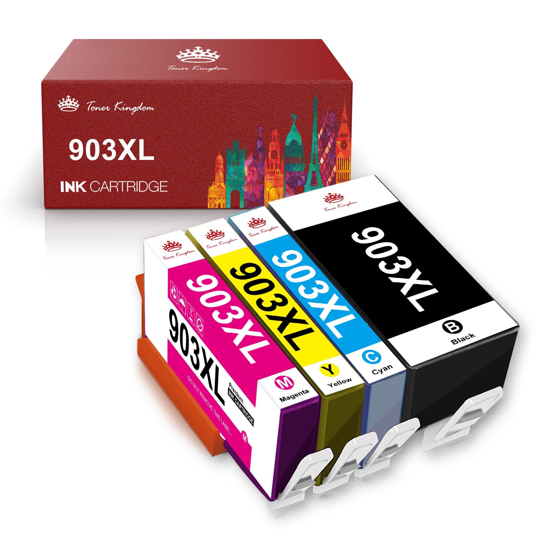 Toner Kingdom 903XL Kompatibel für HP 903 XL Officejet 6950 6970 Tintenpatrone