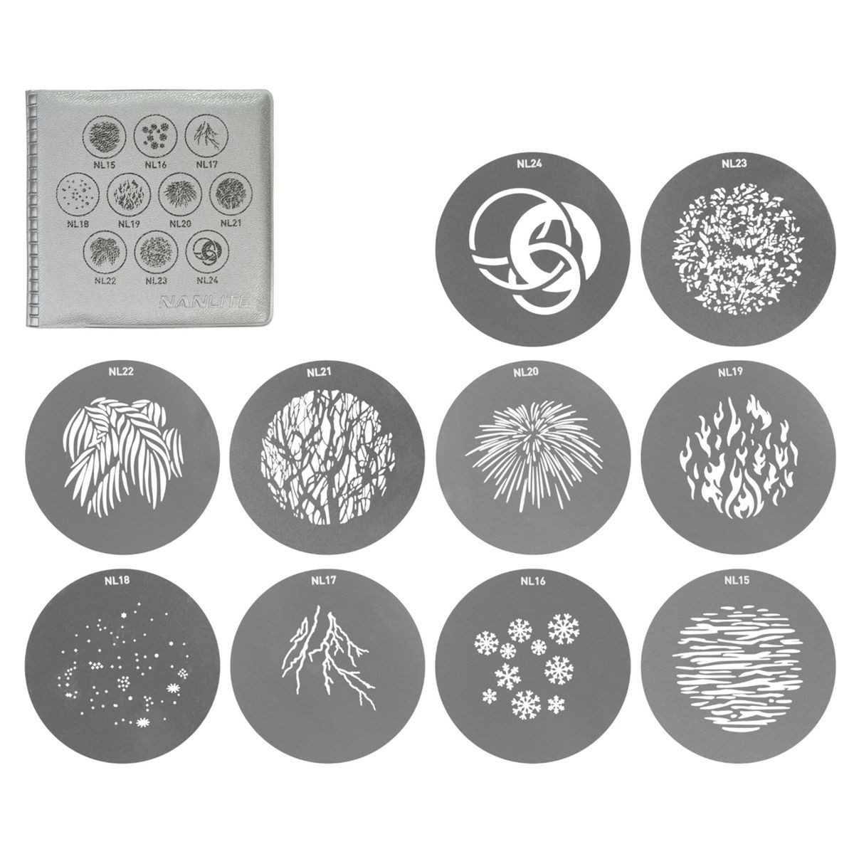 Nanlite Gobo-Set 2 Blitzgerät