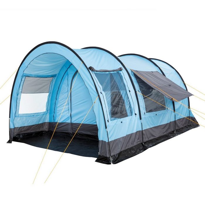 CampFeuer Tunnelzelt CampFeuer Zelt Relax4 für 4 Personen Hellblau Personen: 4