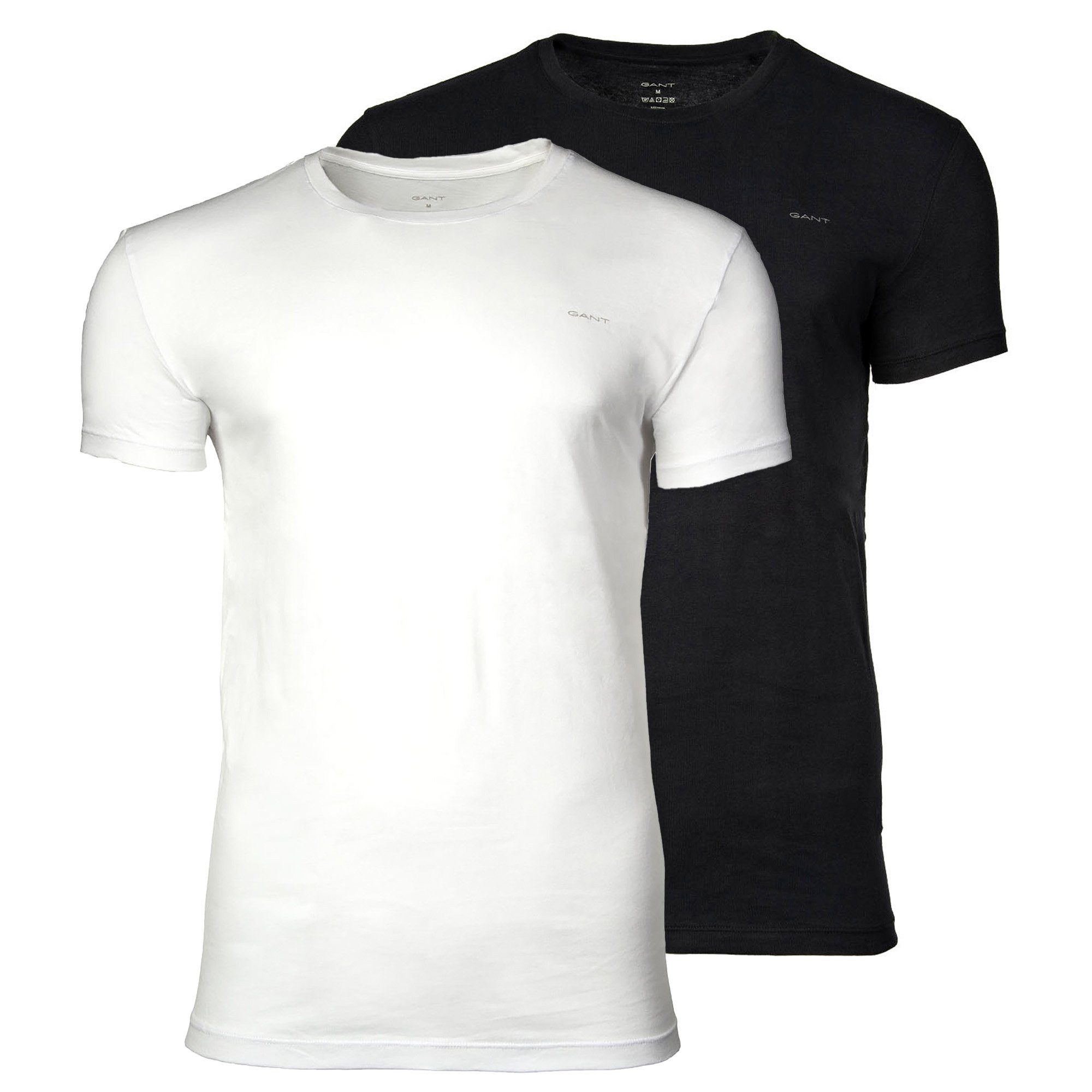 Gant T-Shirt Herren T-Shirt 2er Pack Baumwolle (Packung, 2er Pack)