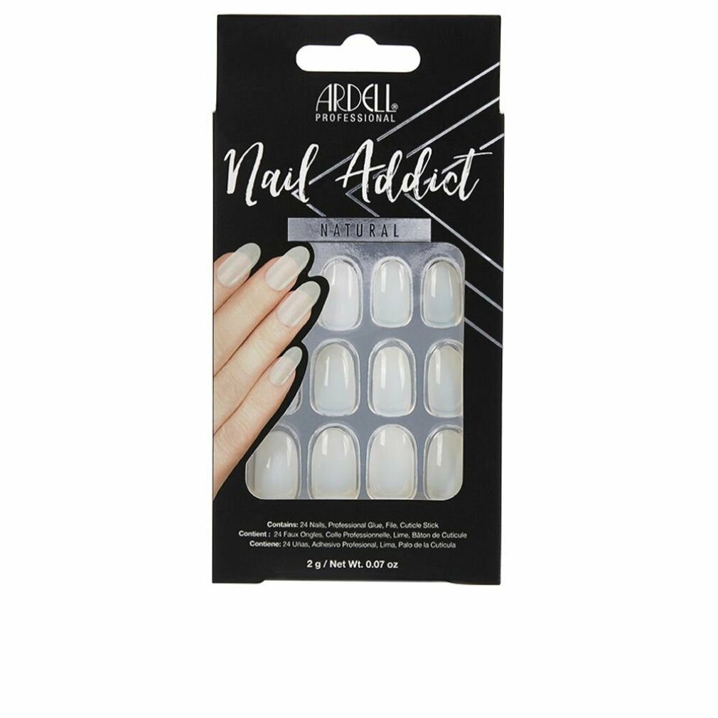 ARDELL Kunstfingernägel Ardell Nail Addict Natural Oval False Nails