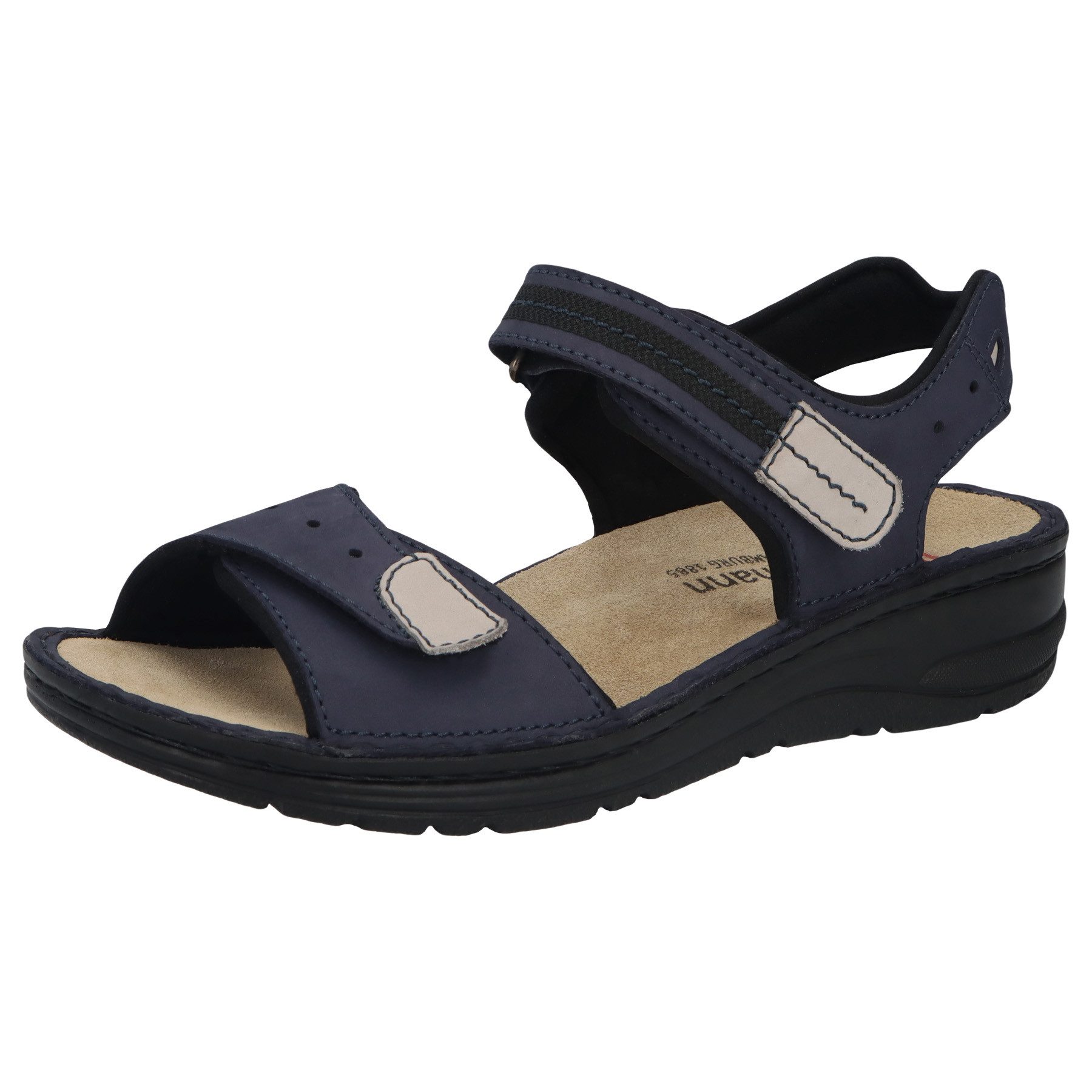 BERKEMANN Berkemann Erwachsene Berkoflex Leni Sandale Leder Klettschuh