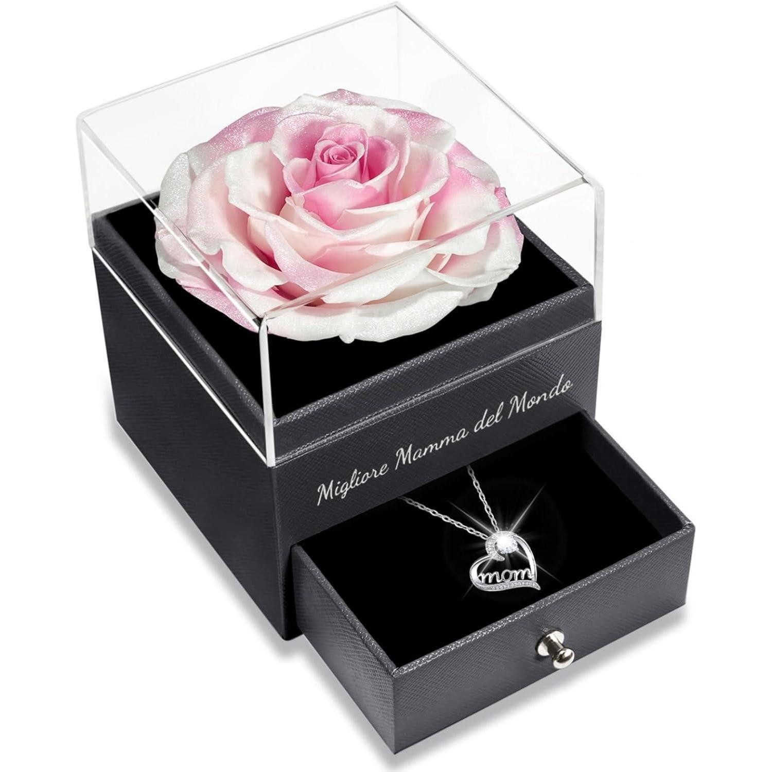 LuxusKollektion Schmuckset mit Gravur Ewige Rose günstig online kaufen