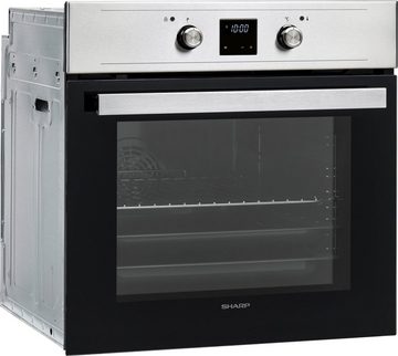 Sharp Einbaubackofen K-61DX28IM0-EU, Pyrolyse-Selbstreinigung