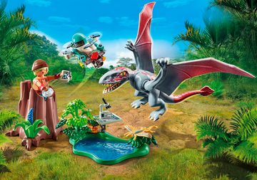Playmobil® Konstruktions-Spielset Beobachtungsstation für Dimorphodon (71525), Dinos, (49 St), Made in Europe
