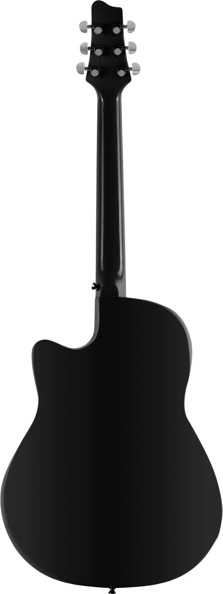 Classic Cantabile Westerngitarre CS-100 Westerngitarre - Akustikgitarre aus Carbonfaser, Korpusform: Roundback mit Cutaway