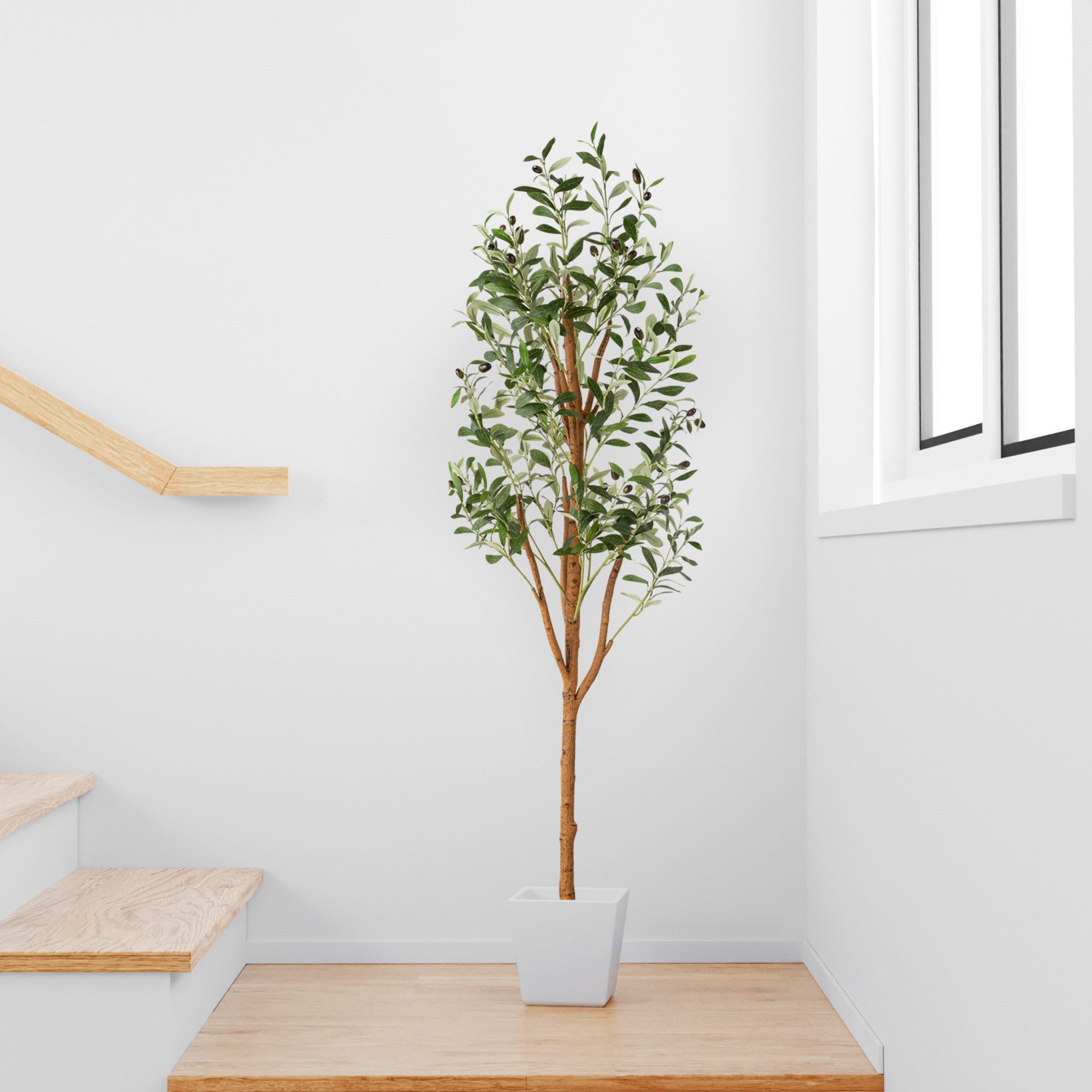 Kunstbaum Künstlicher Olivenbaum, Kunstpflanze Olivenbaum künstlich günstig online kaufen